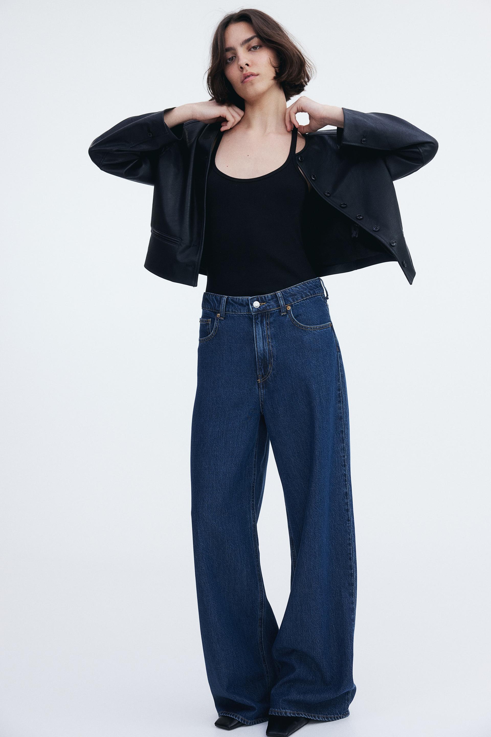 wide high jeans