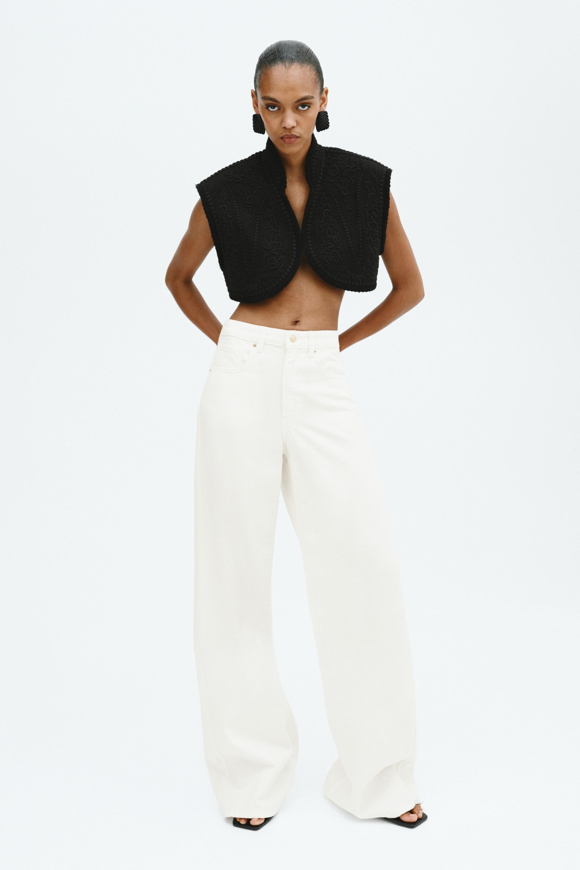 wide high waist jeans