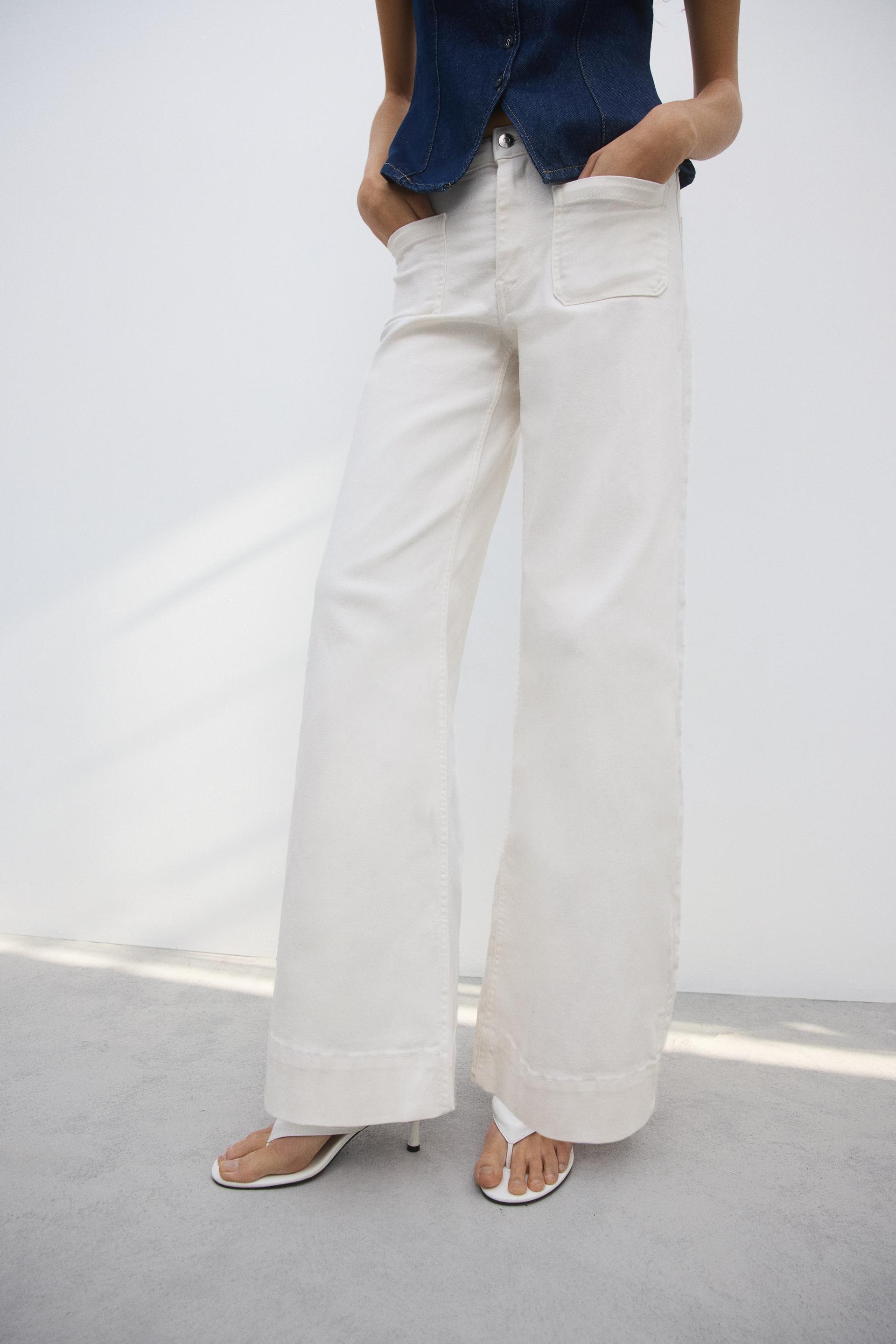 wide high waist jeans