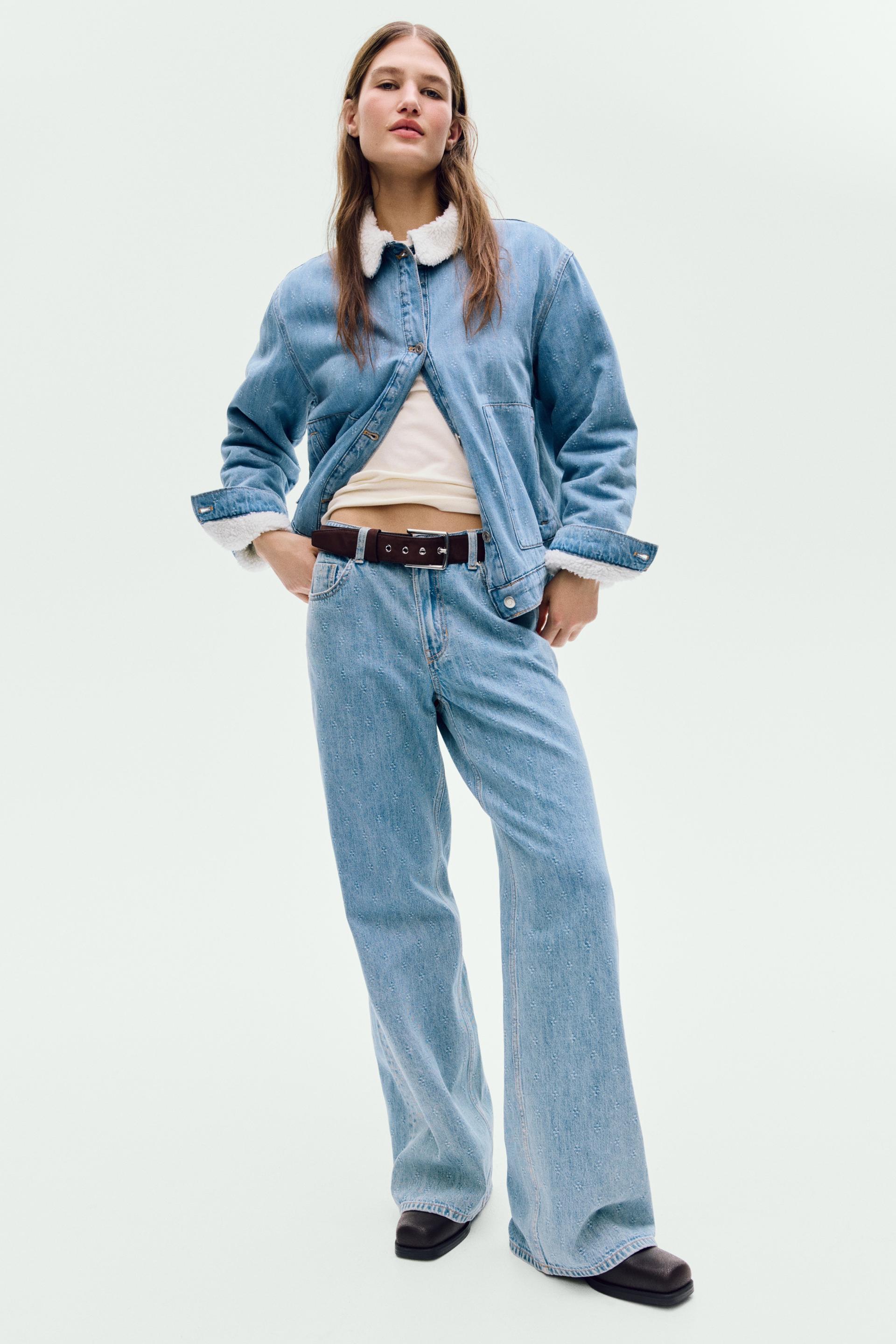wide high waist jeans