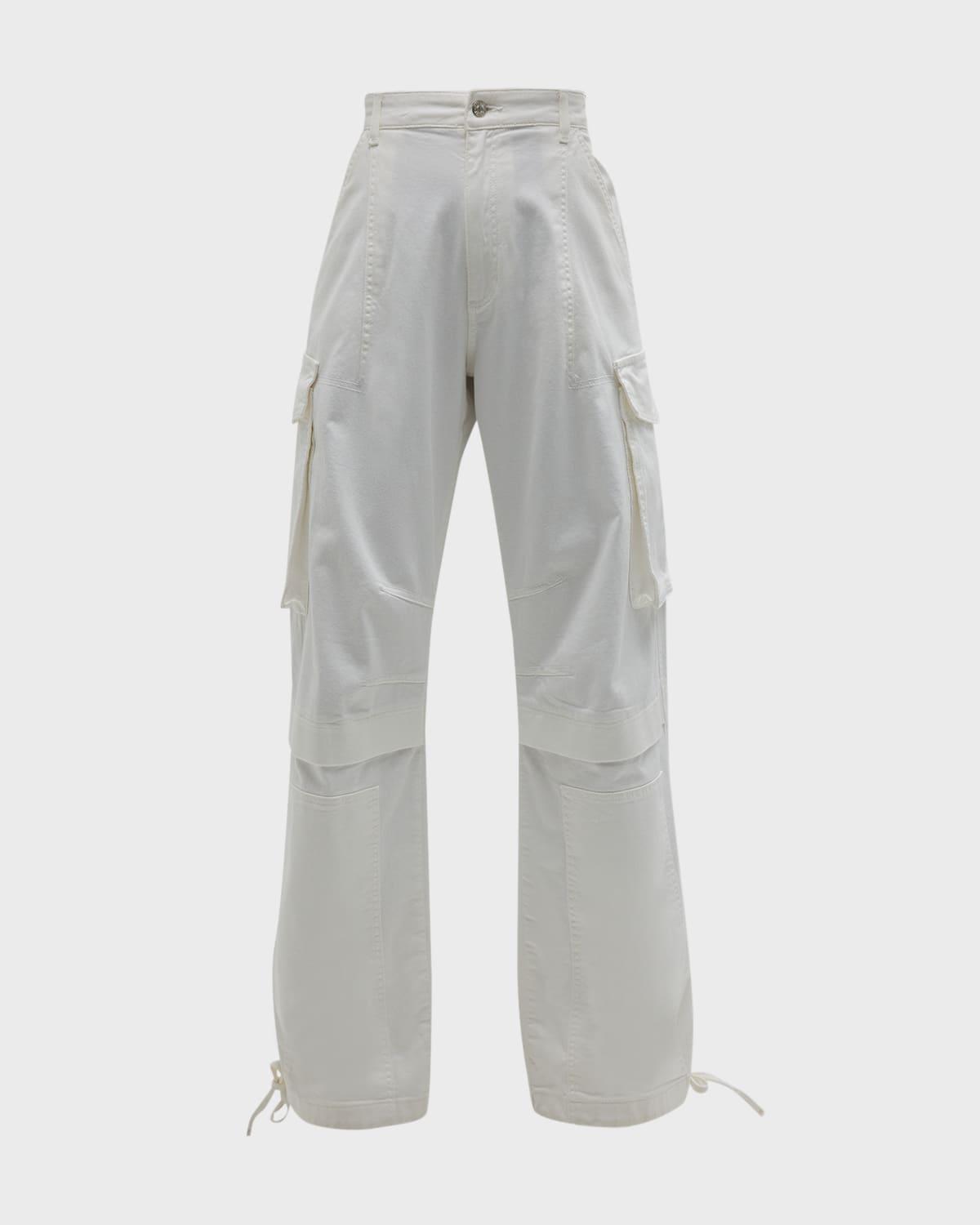 wide-leg cargo pants
