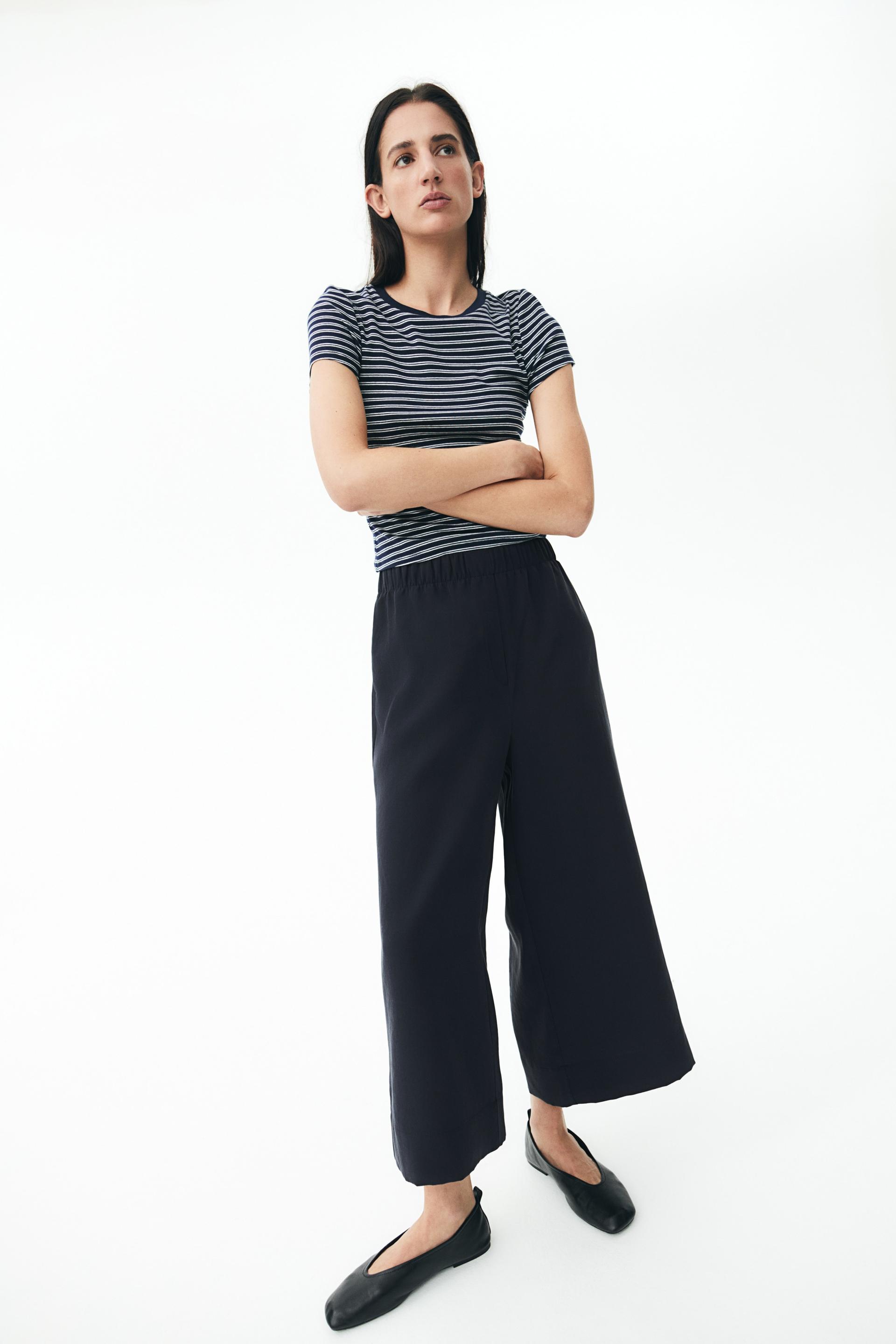 wide-leg culottes
