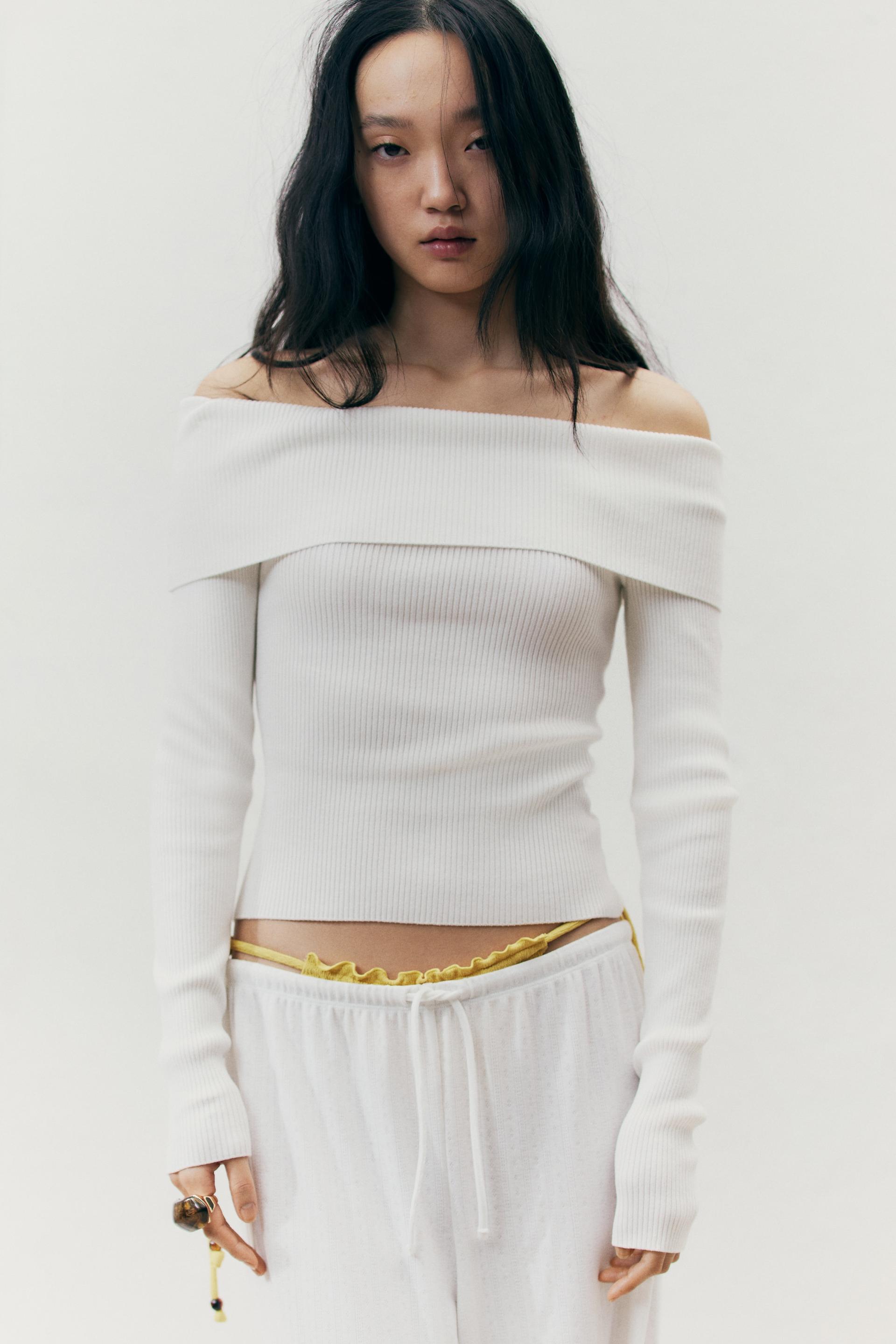 wide-leg drawstring pants