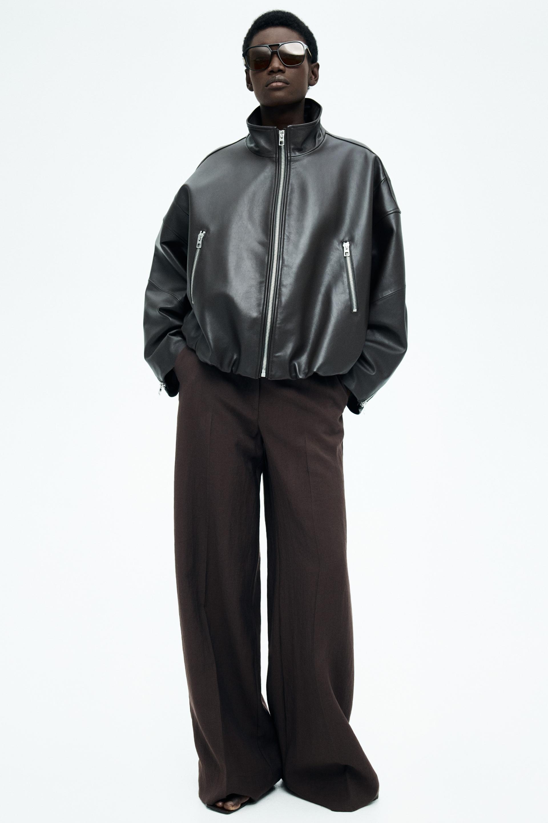 wide-leg dress pants