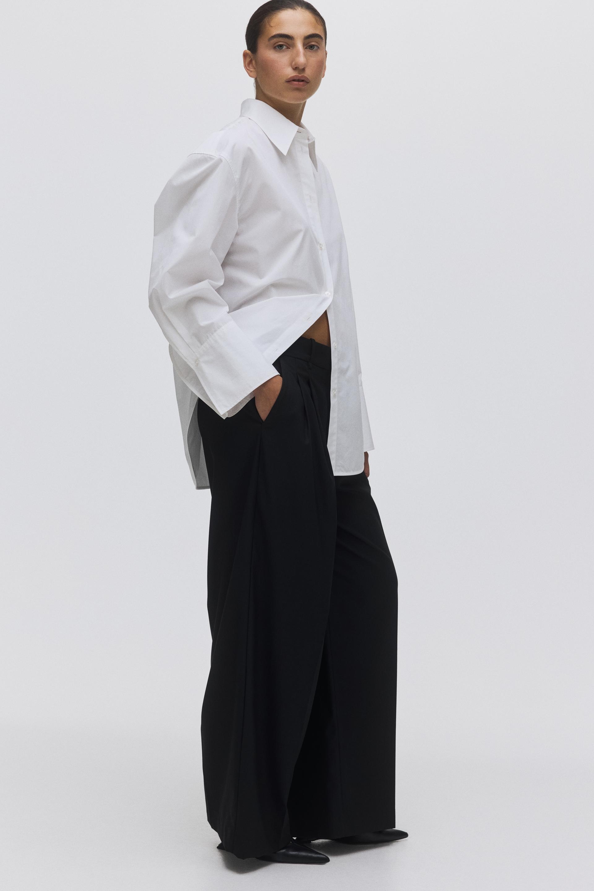 wide-leg dress pants