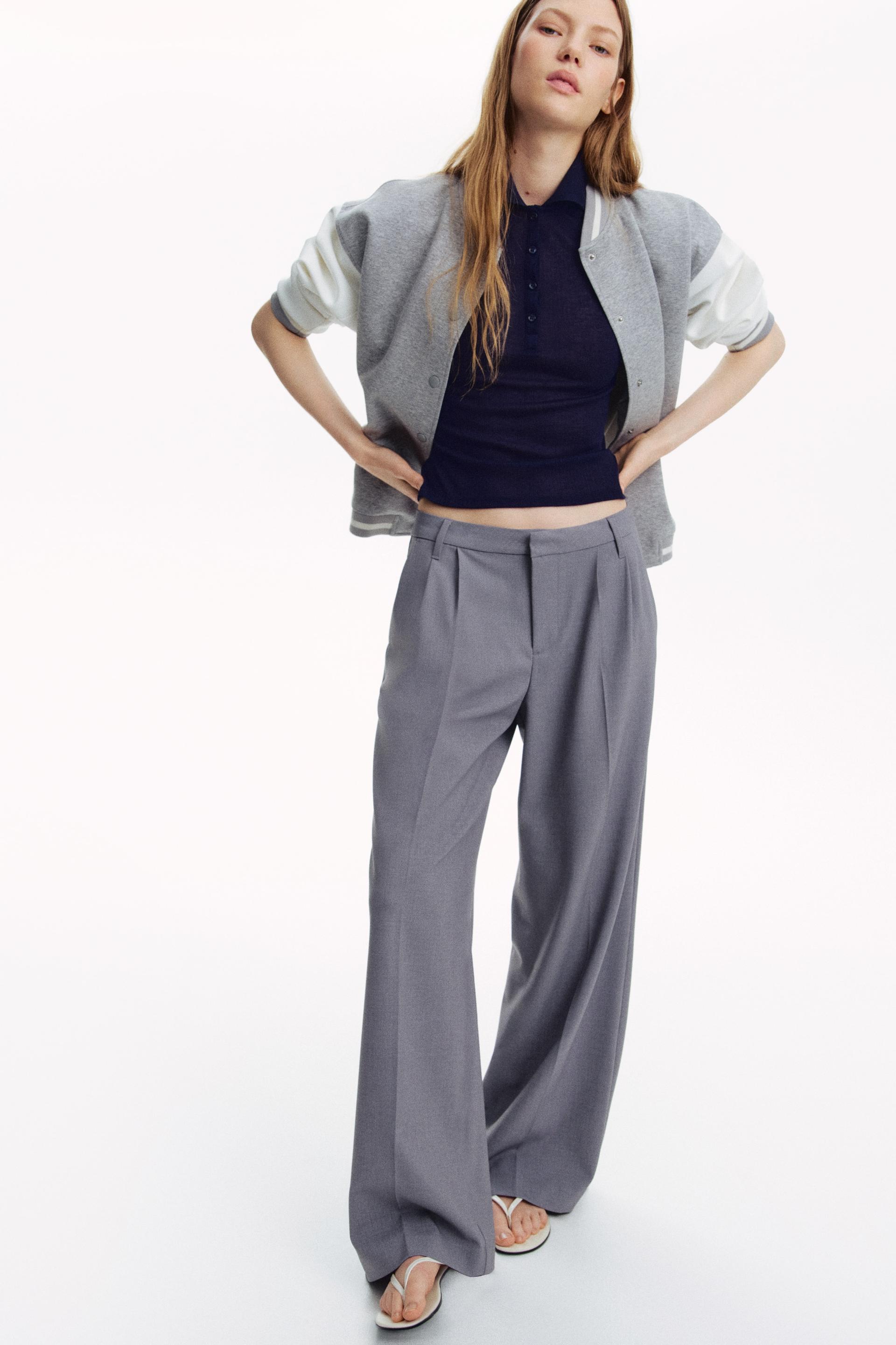 wide-leg dress pants