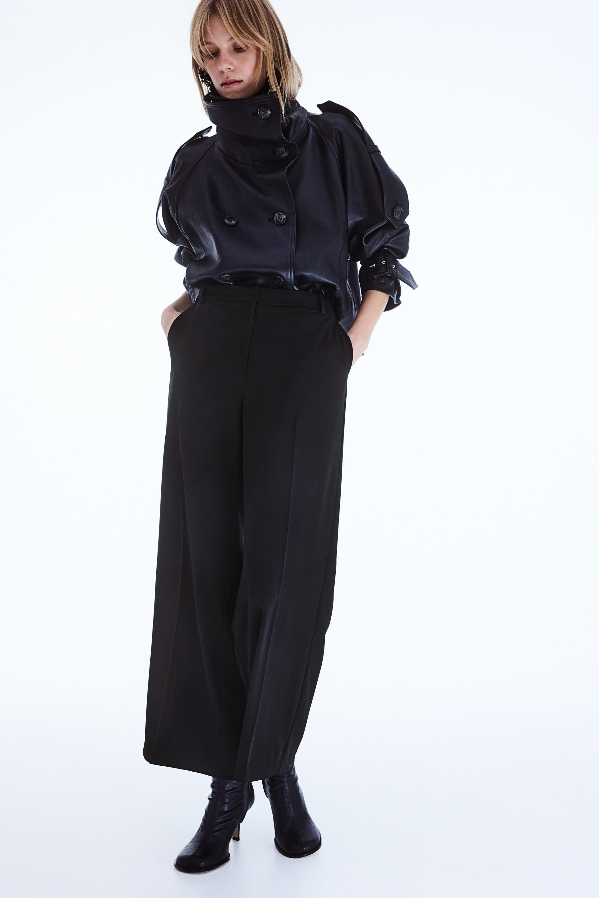 wide-leg dress pants