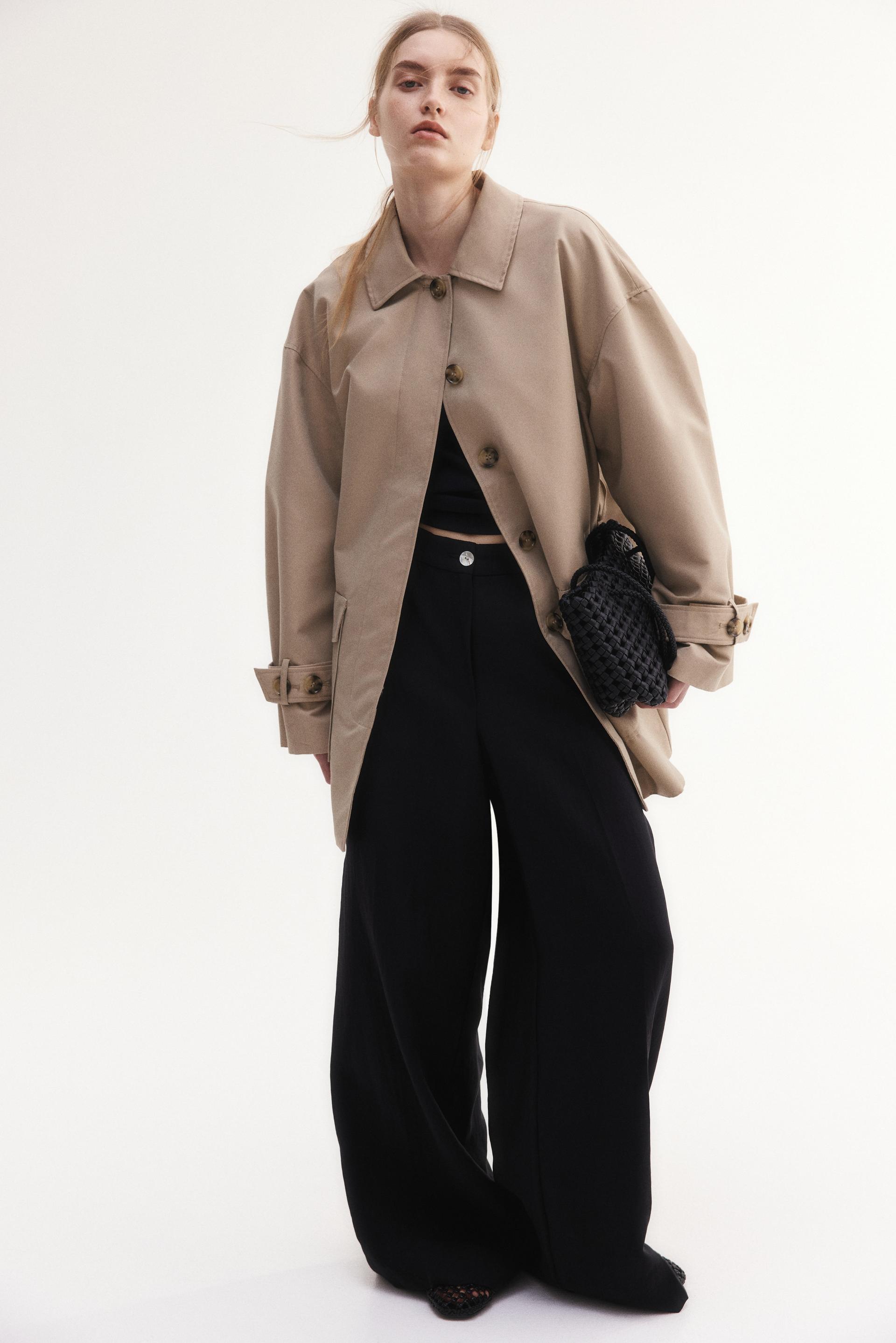 wide-leg dress pants
