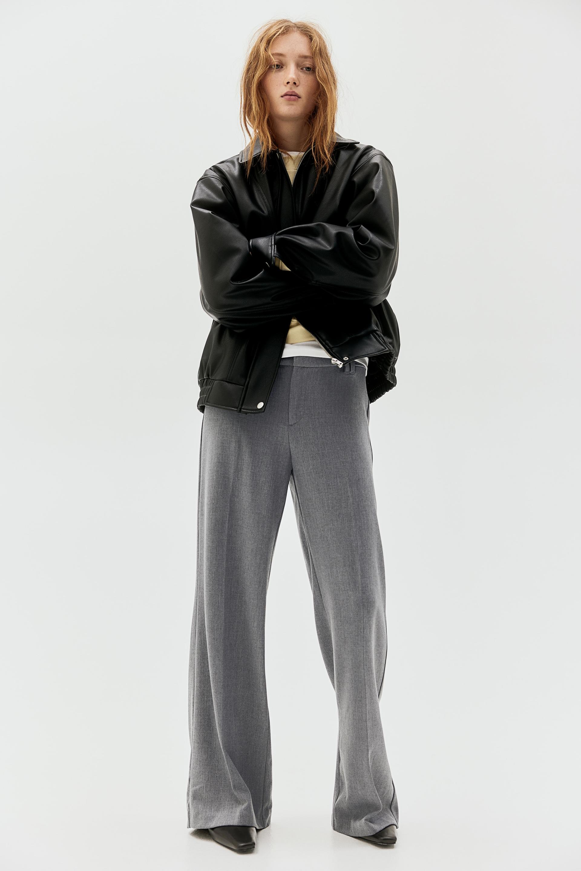 wide-leg dress pants