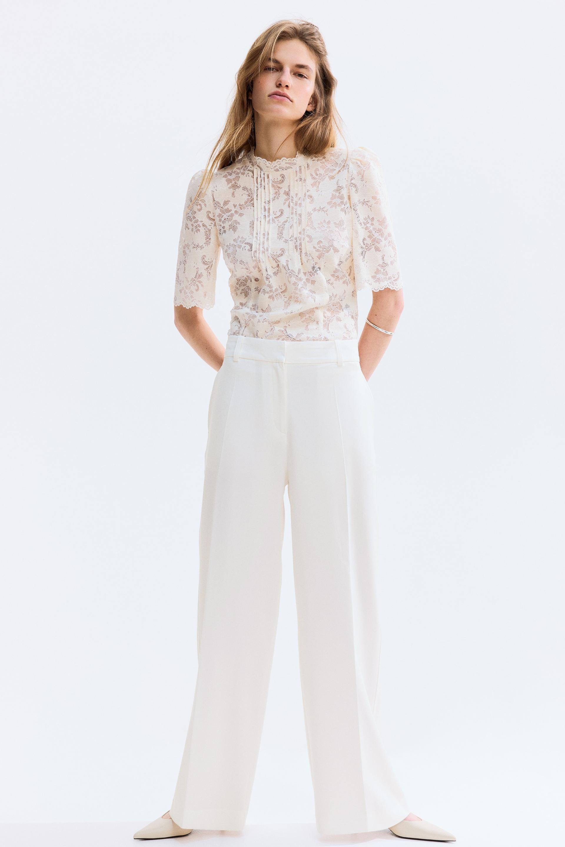 wide-leg dress pants