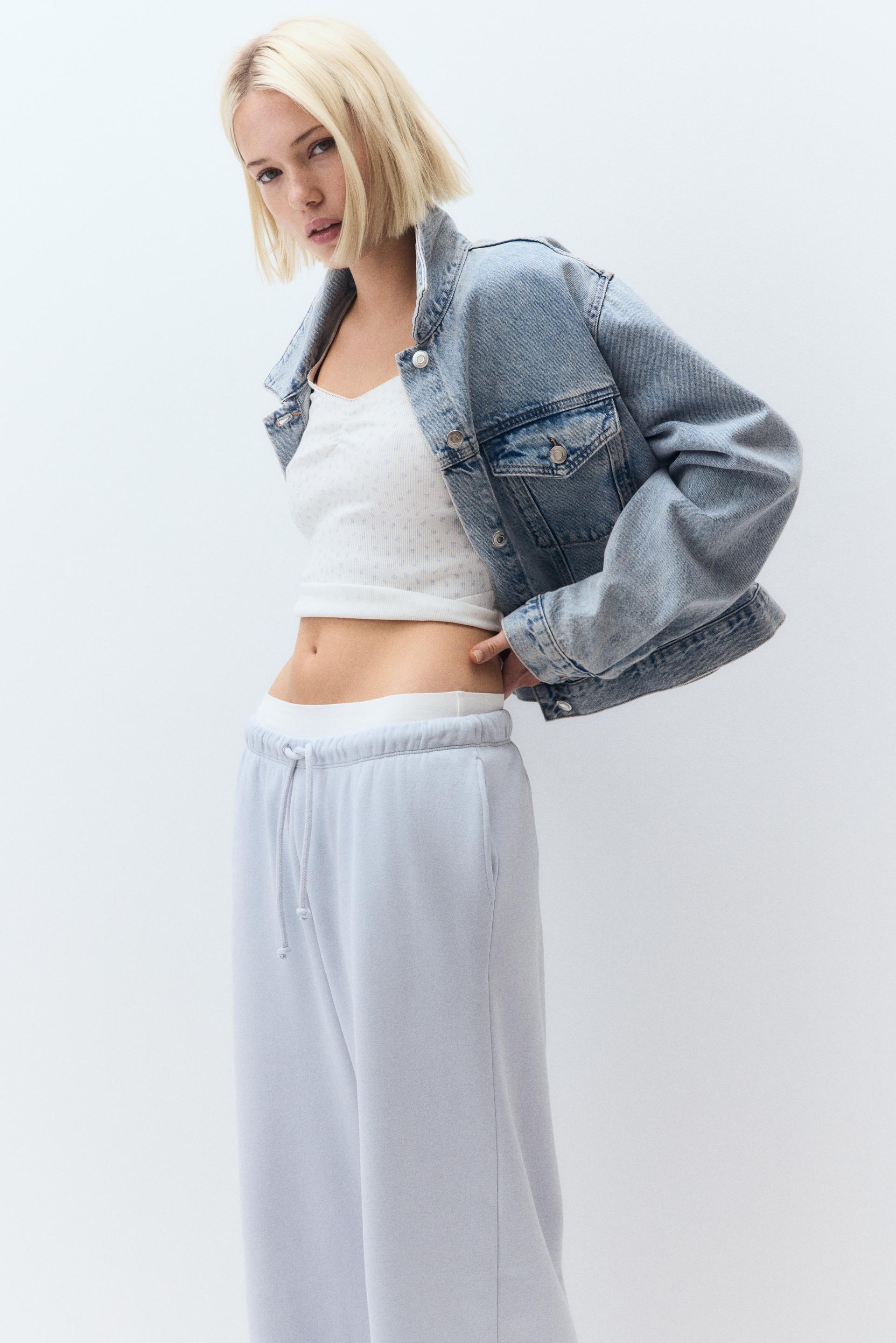 wide-leg joggers