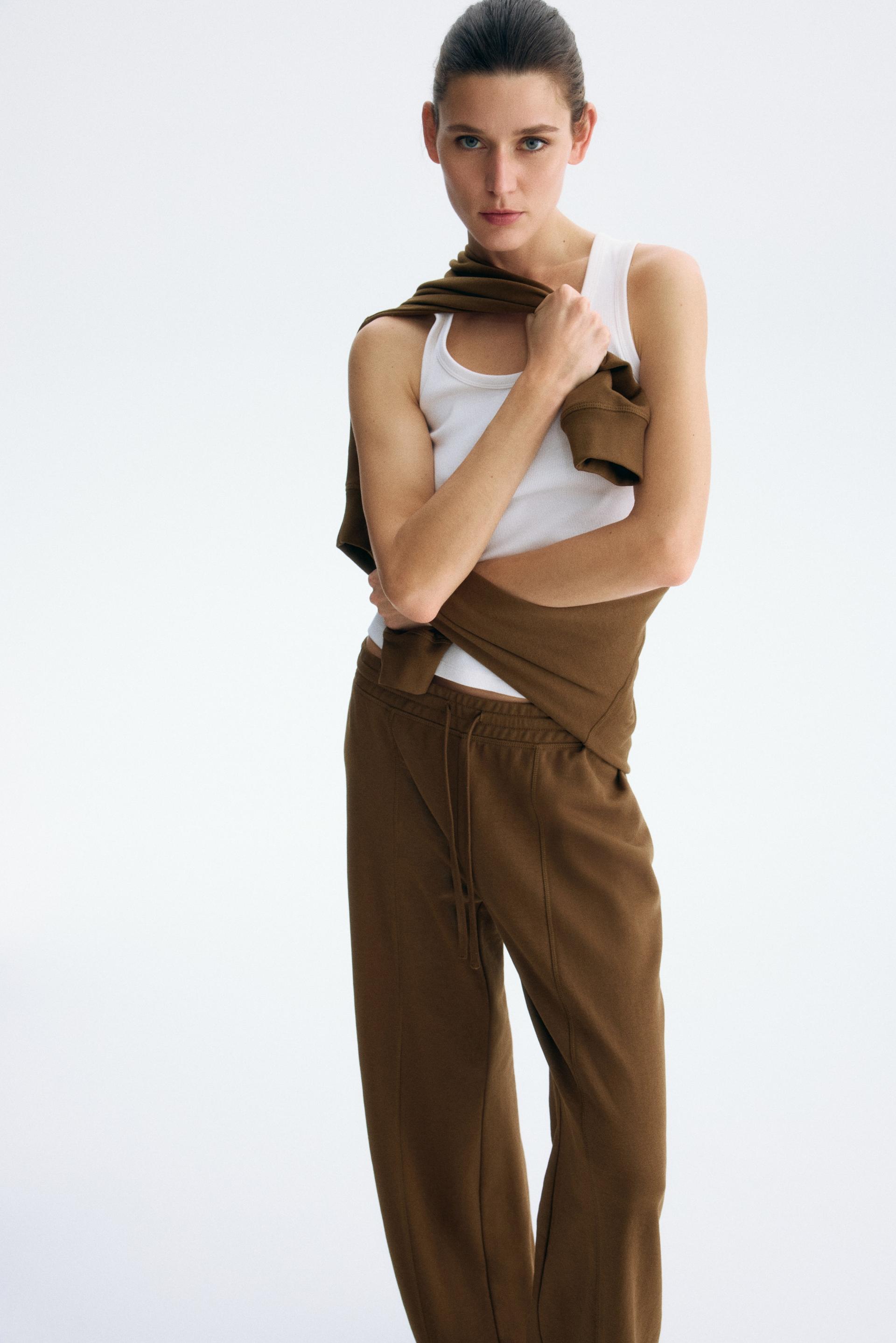 wide-leg joggers