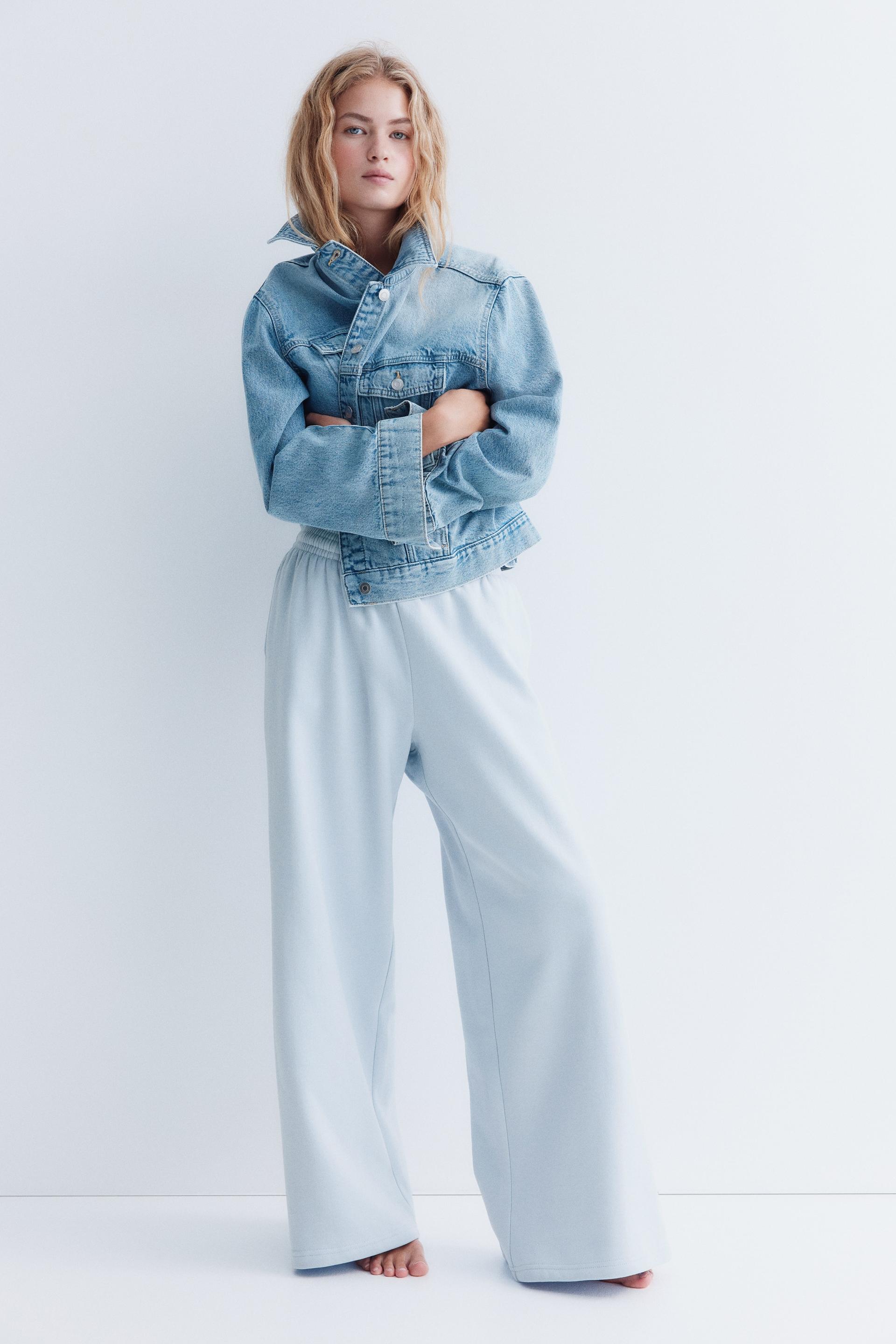 wide-leg joggers