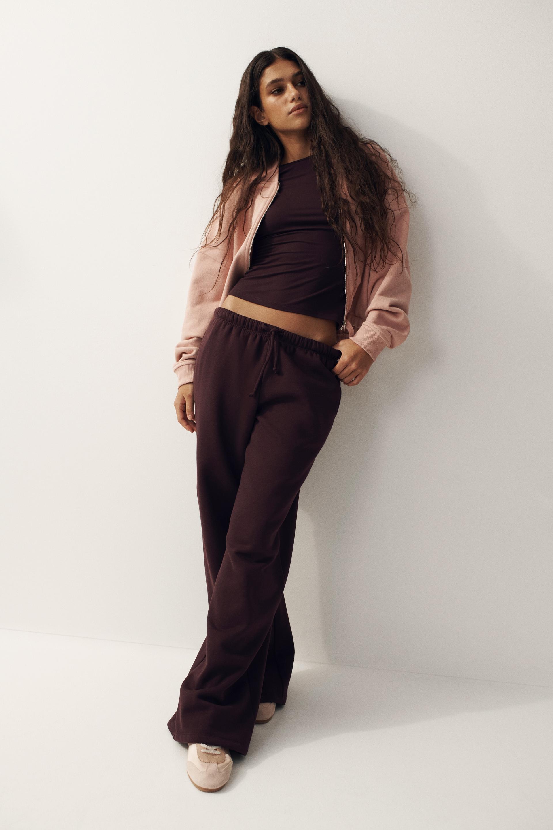 wide-leg joggers
