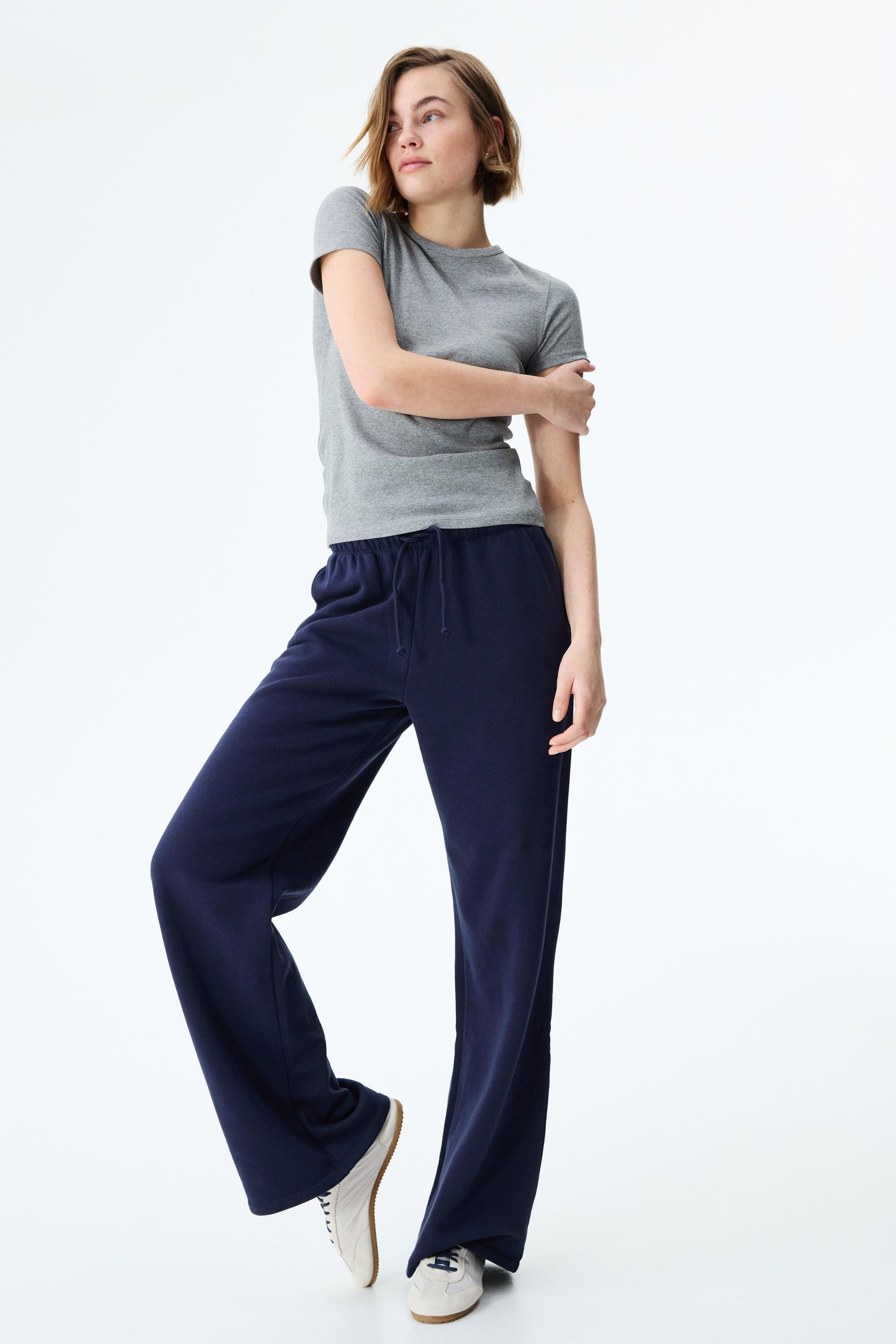 wide-leg joggers