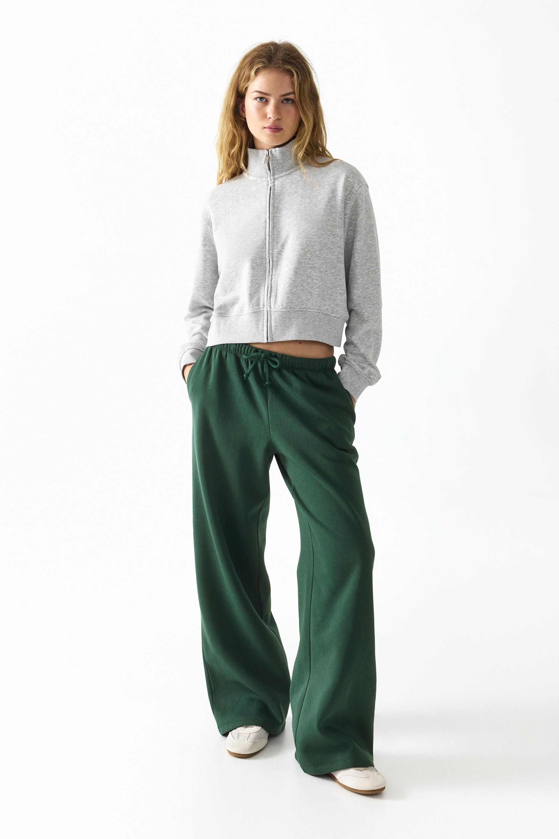 wide-leg joggers