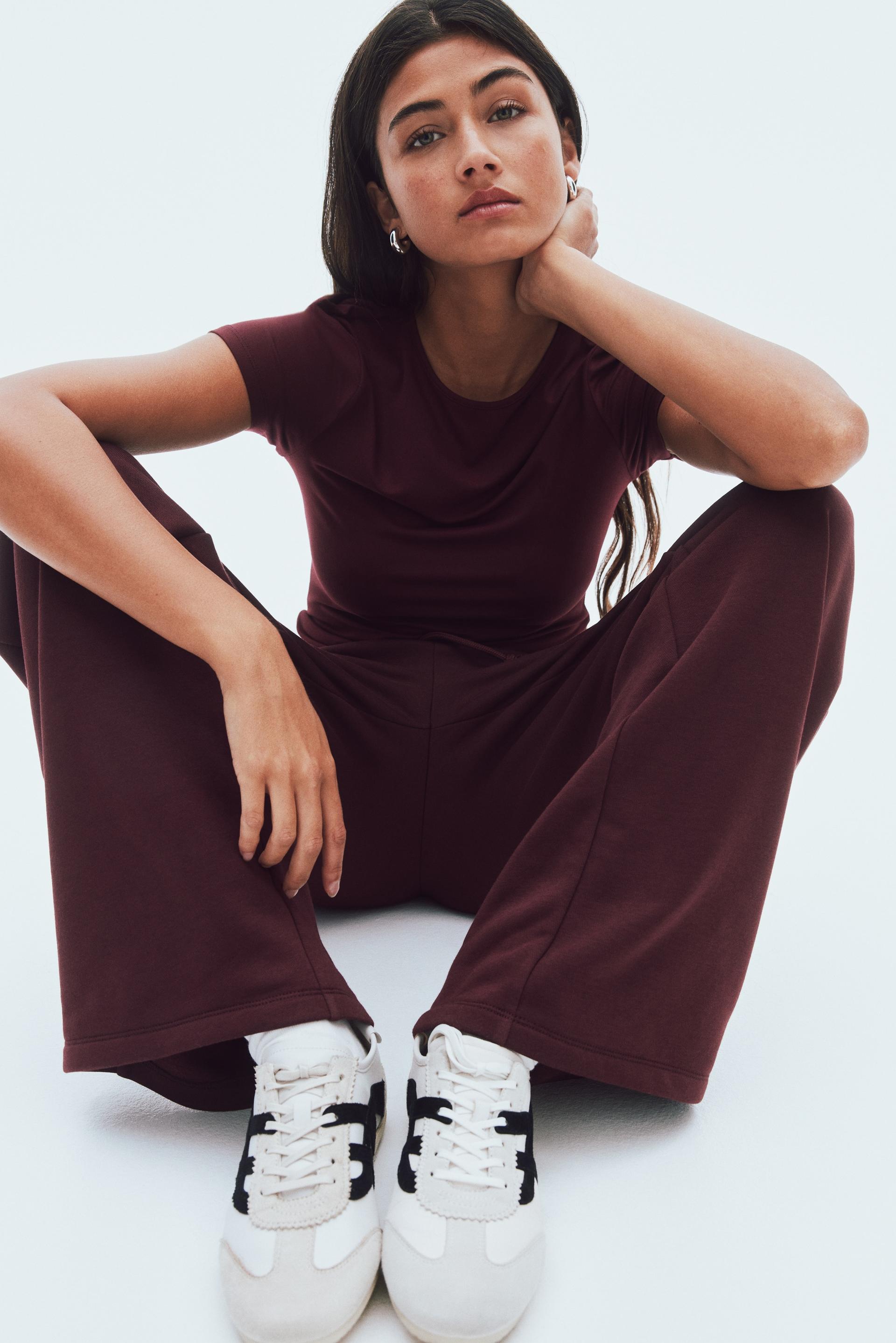 wide-leg joggers