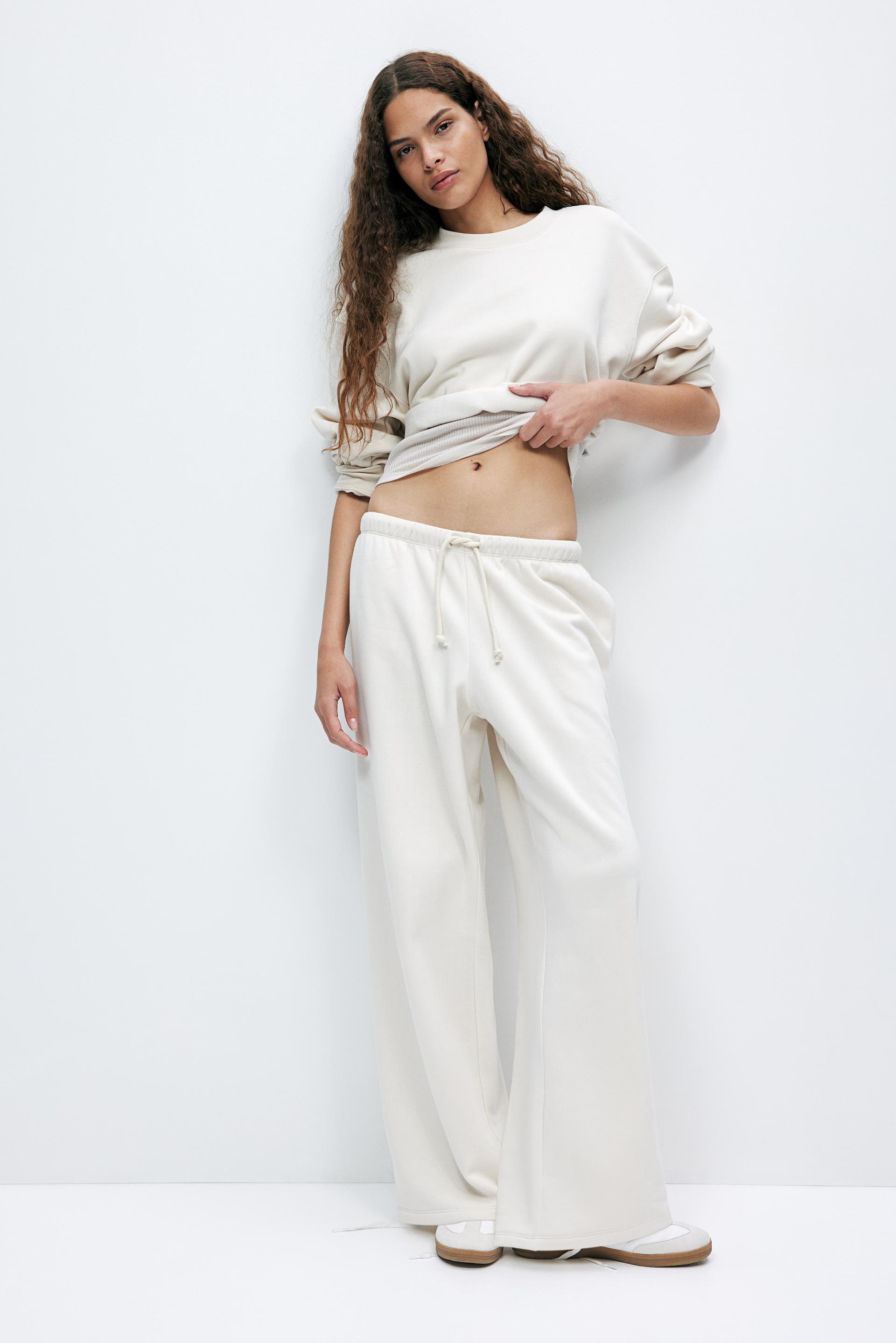 wide-leg joggers
