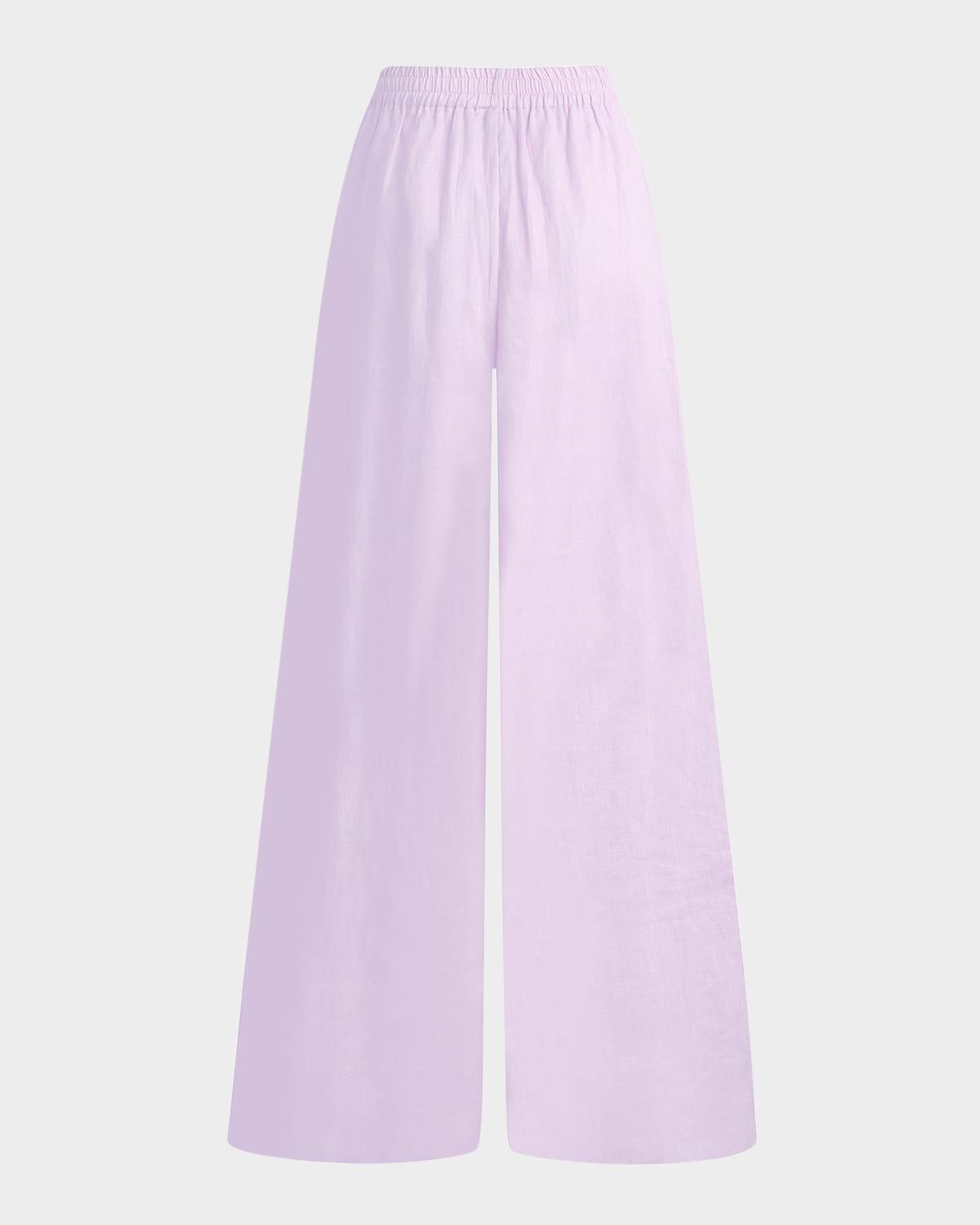 wide leg linen pants