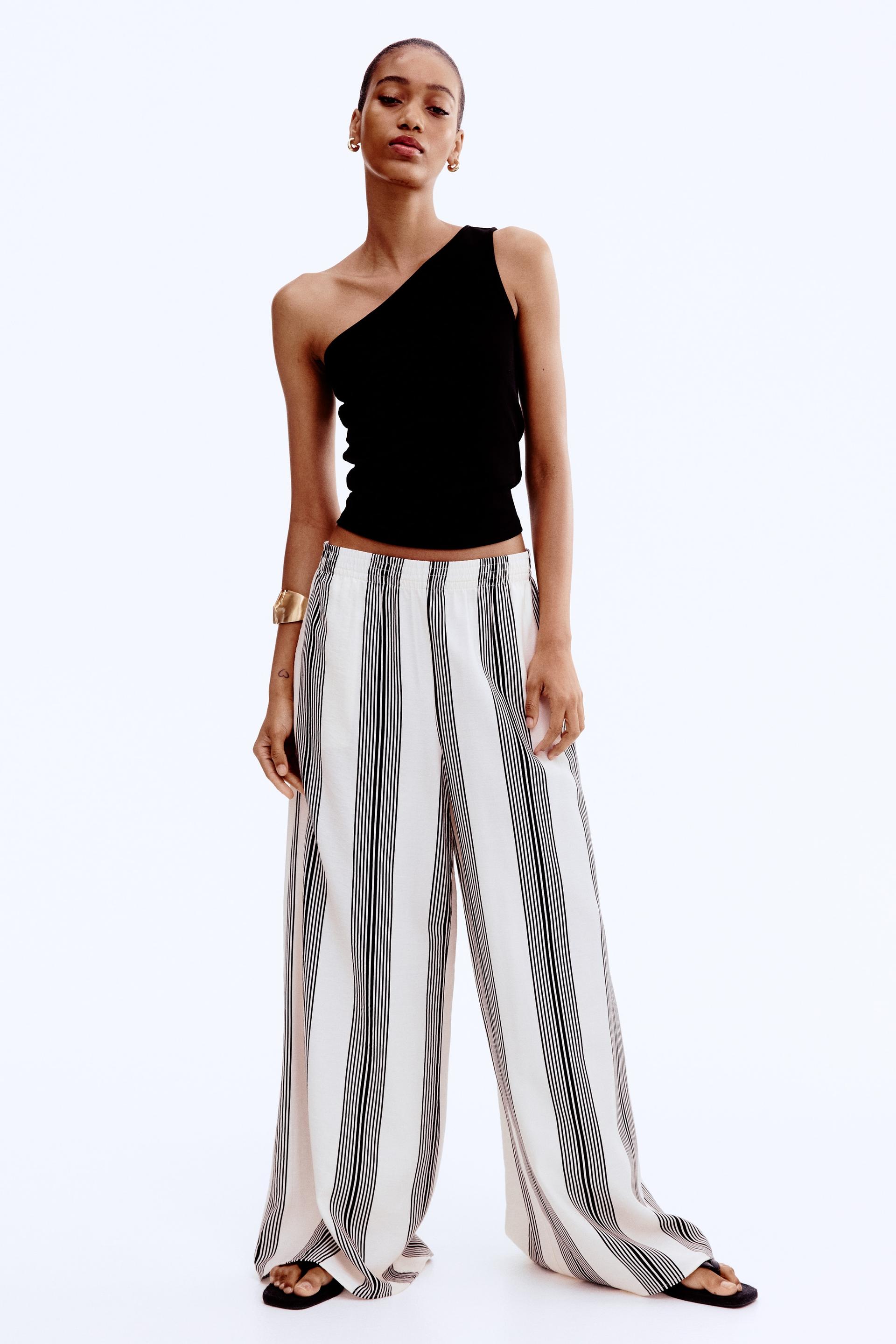 wide-leg pull-on pants