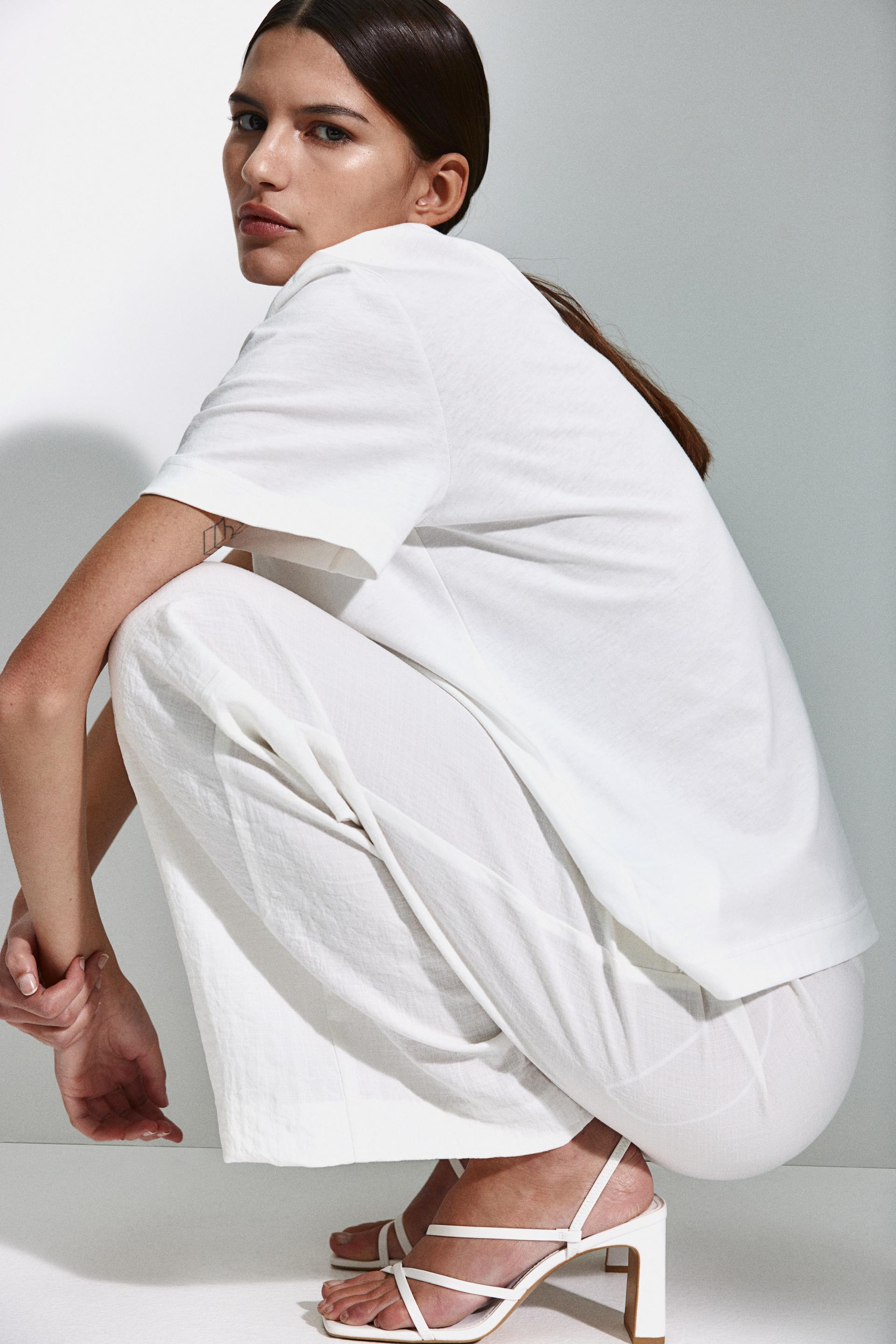 wide-leg pull-on pants