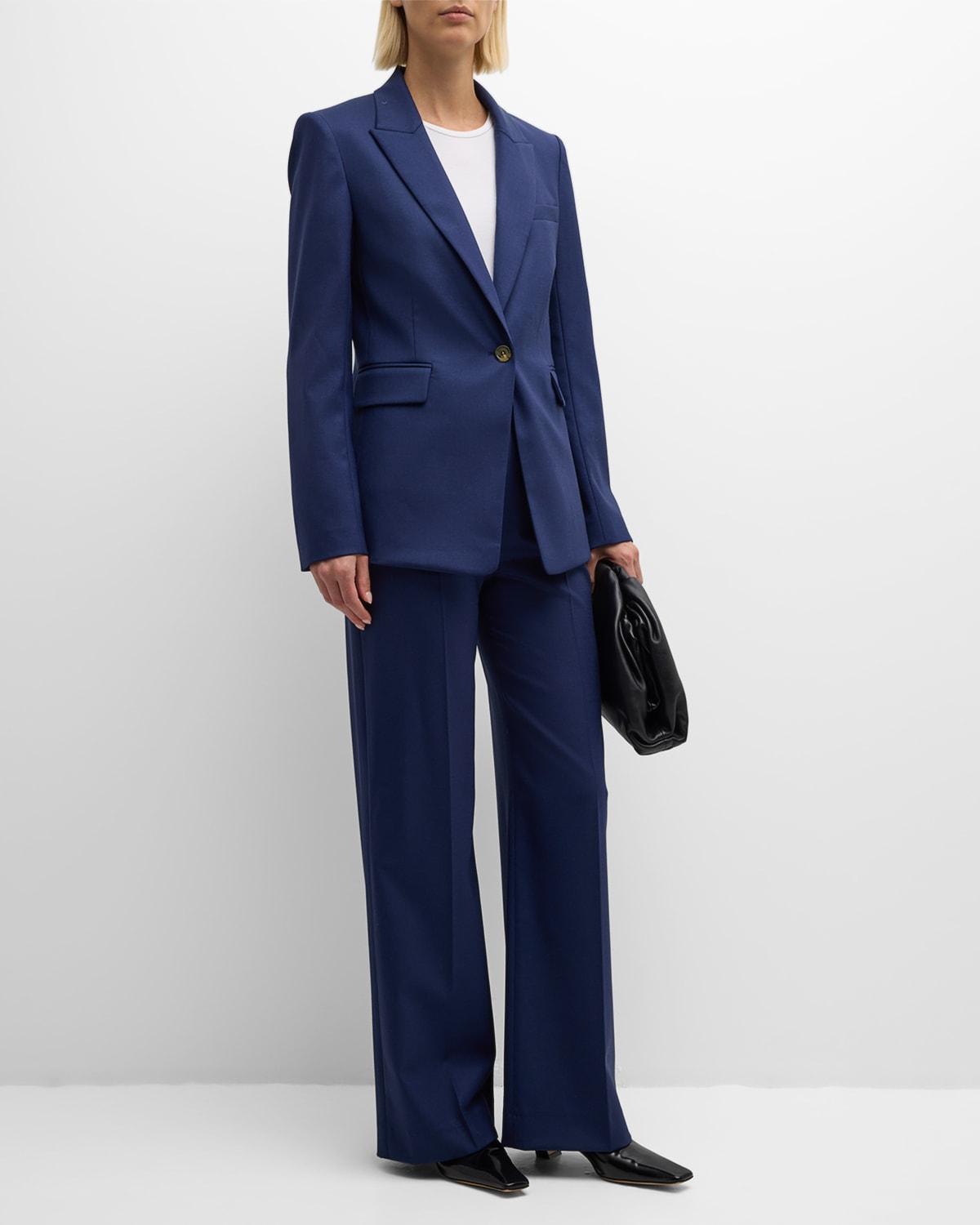 wide-leg seasonless wool trousers