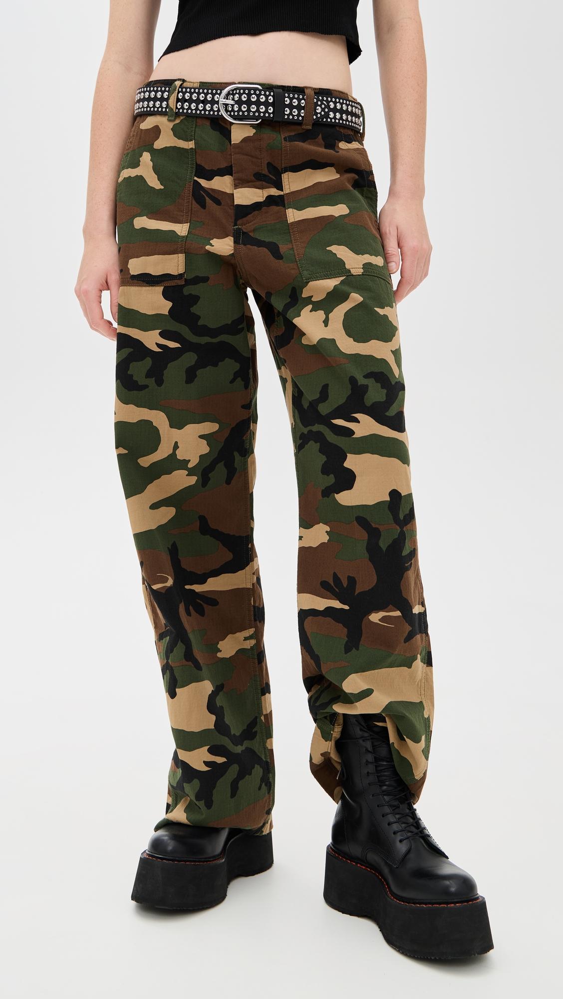 wide leg utility pants