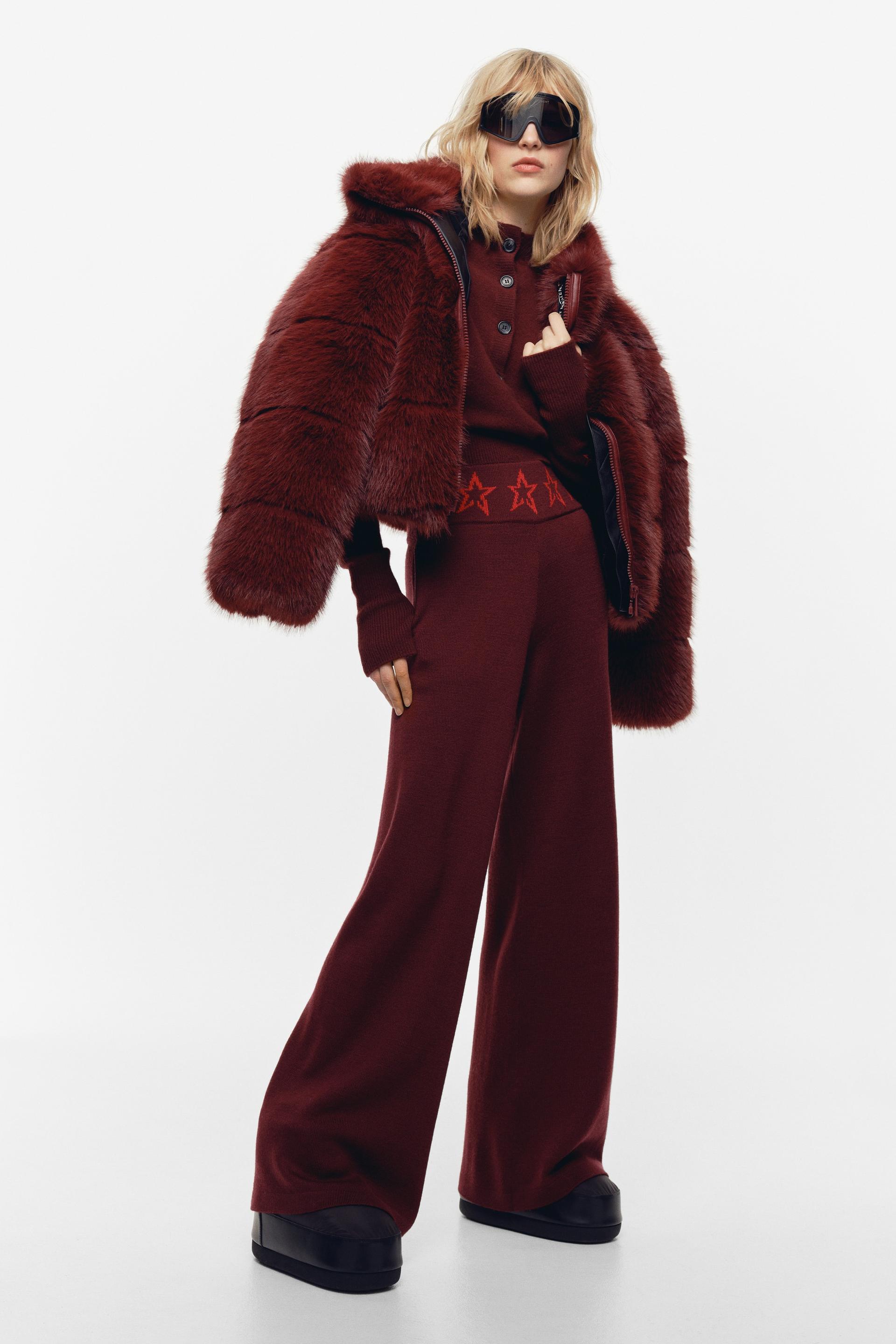 wide merino wool pants