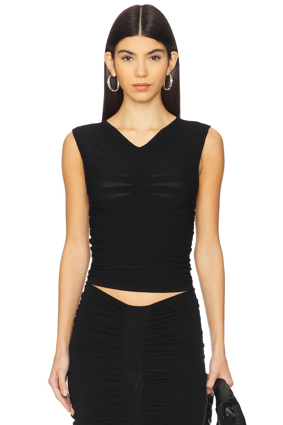 wide ribbed tank top