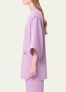 wide sleeve mini dress