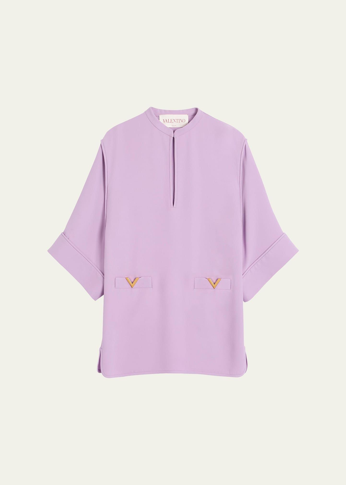 wide sleeve mini dress