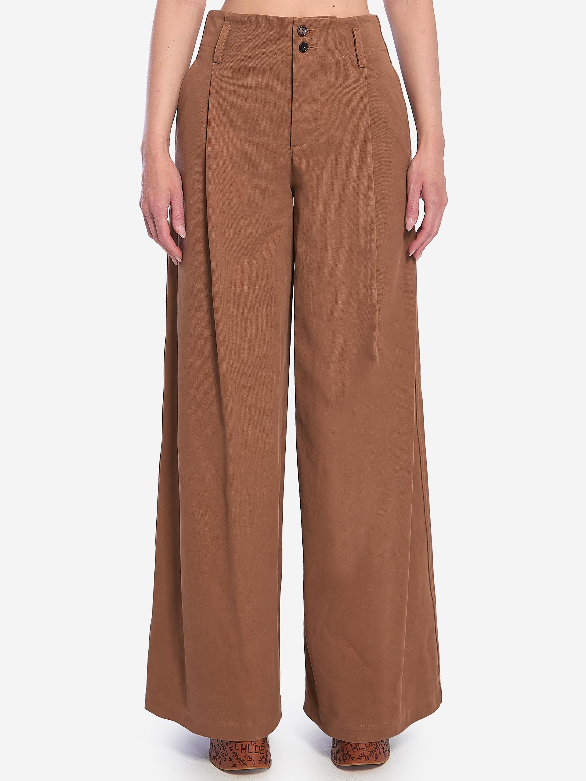 wideleg trousers
