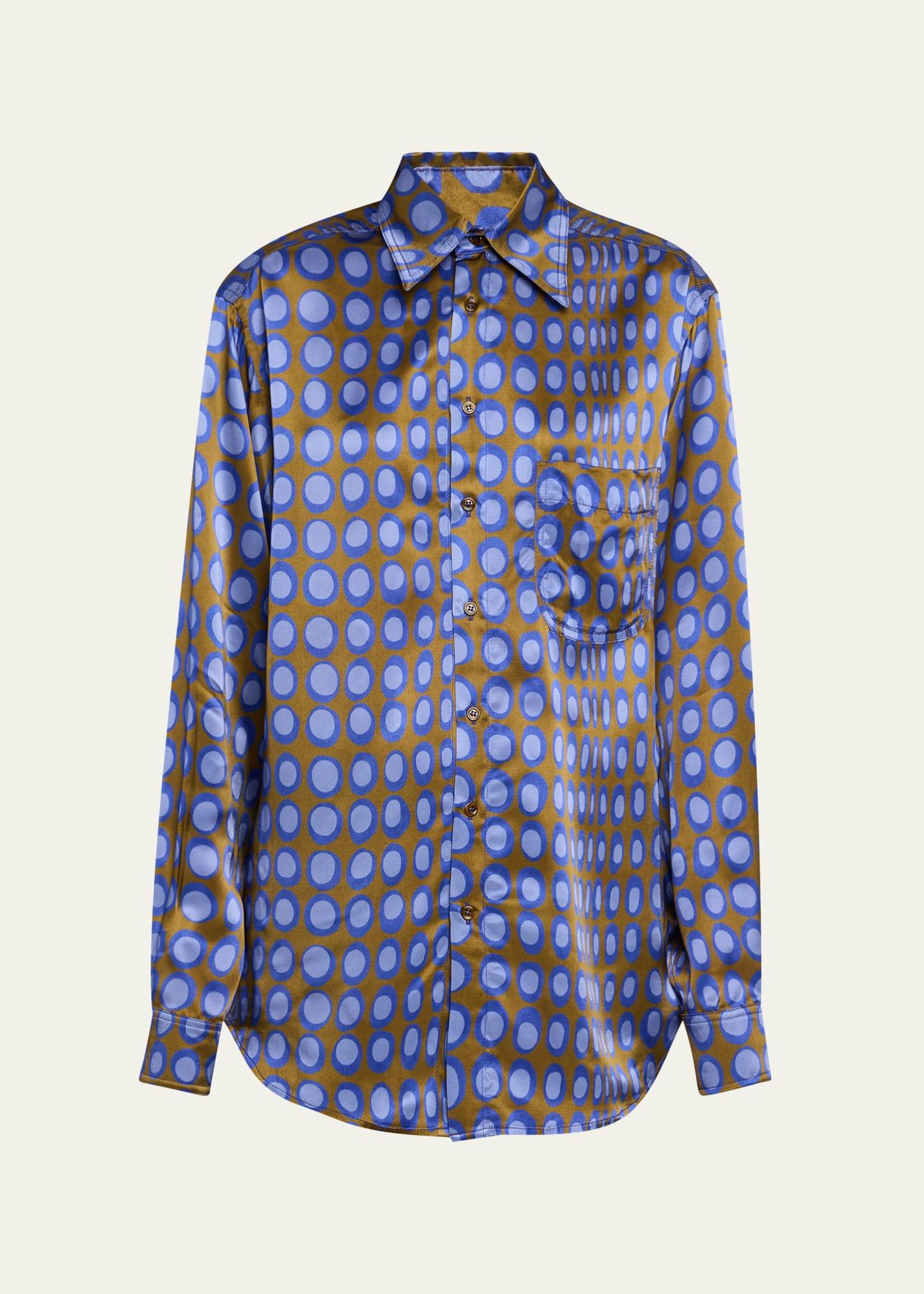 wiggle dot slim shirt