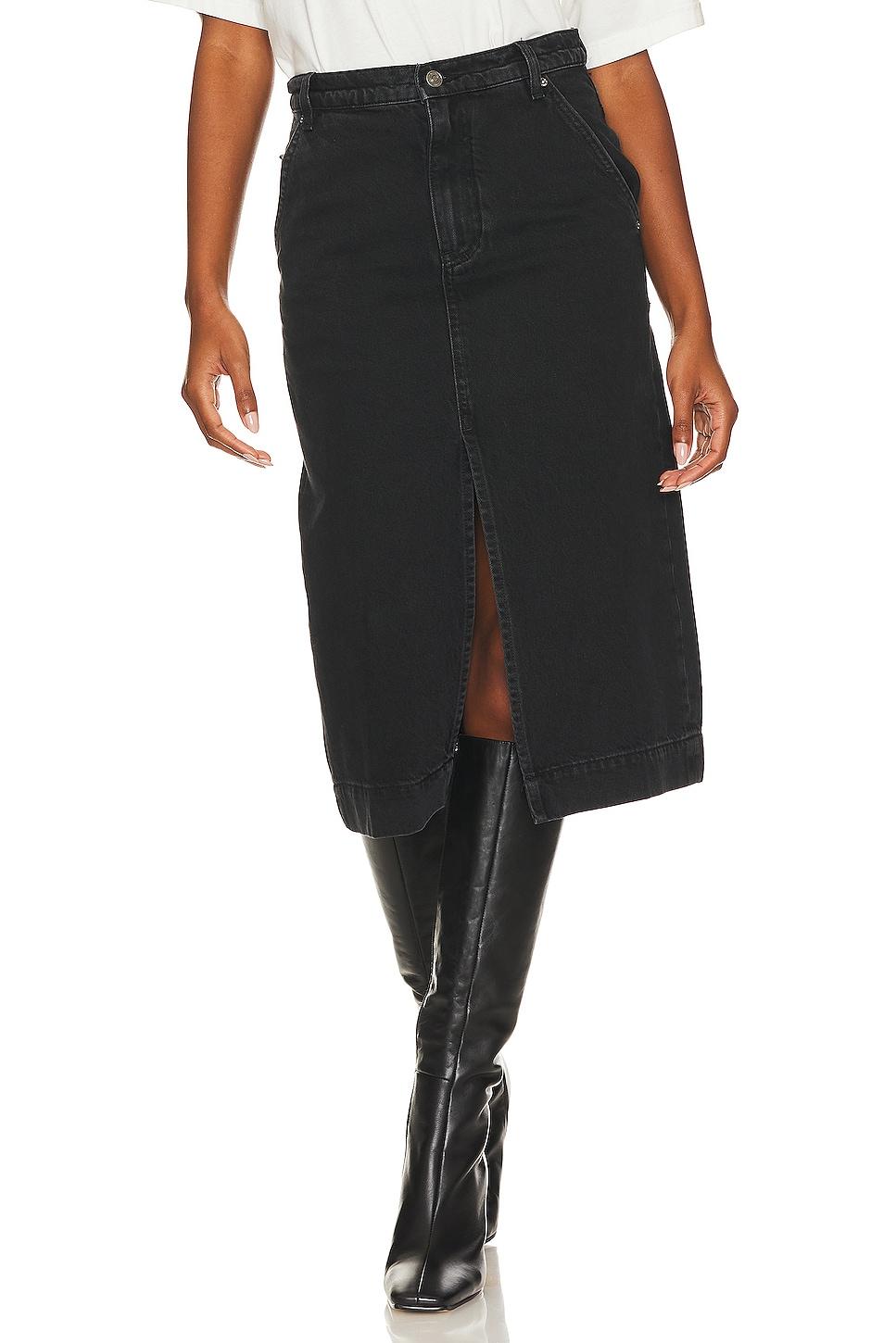 wild roses midi skirt