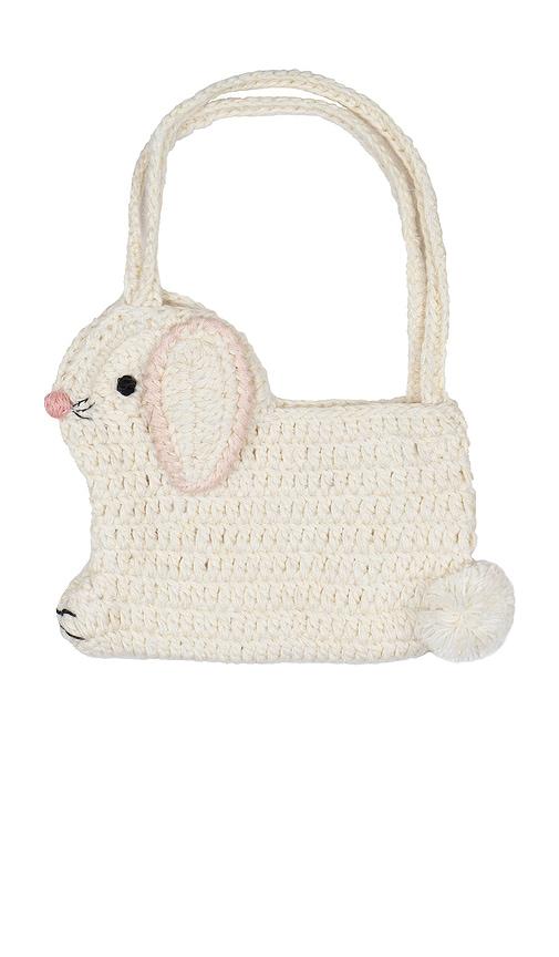 wild wawa kids crochet purse in cream.