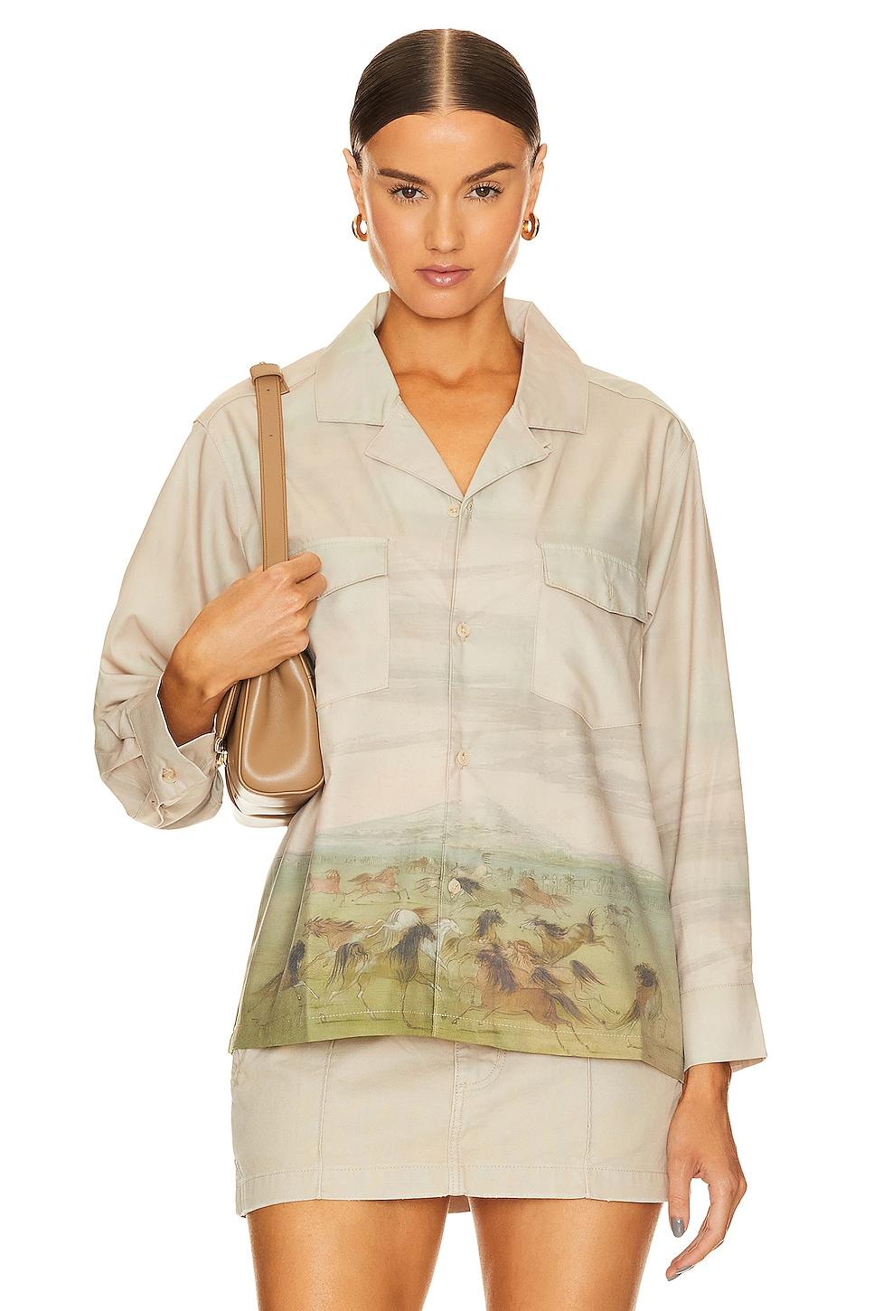 wildlife field long sleeve top