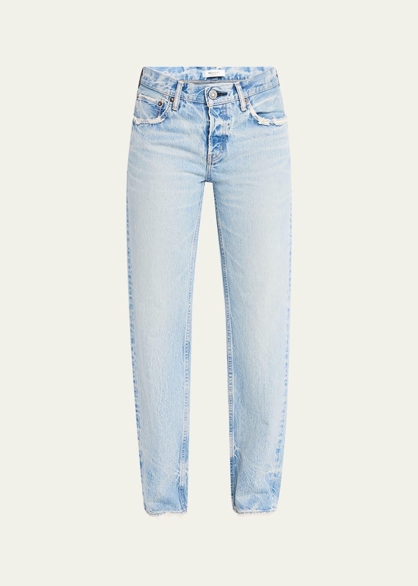 wildwood straight low-rise jeans