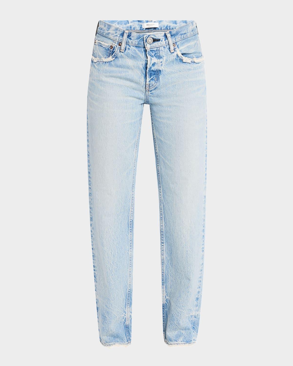 wildwood straight low-rise jeans