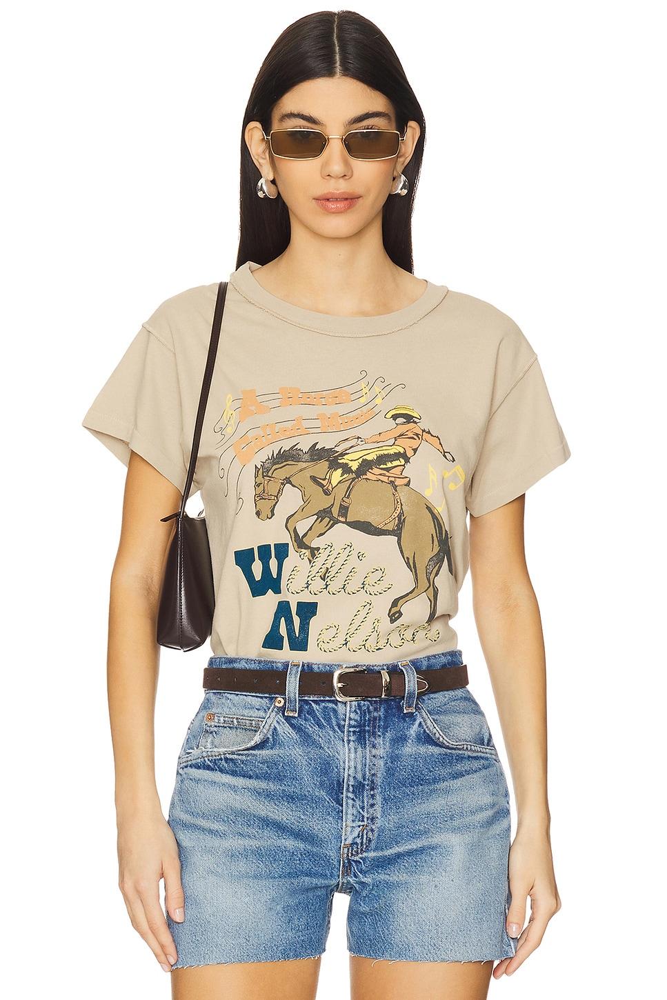 willie nelson horse called music reverse gf tee