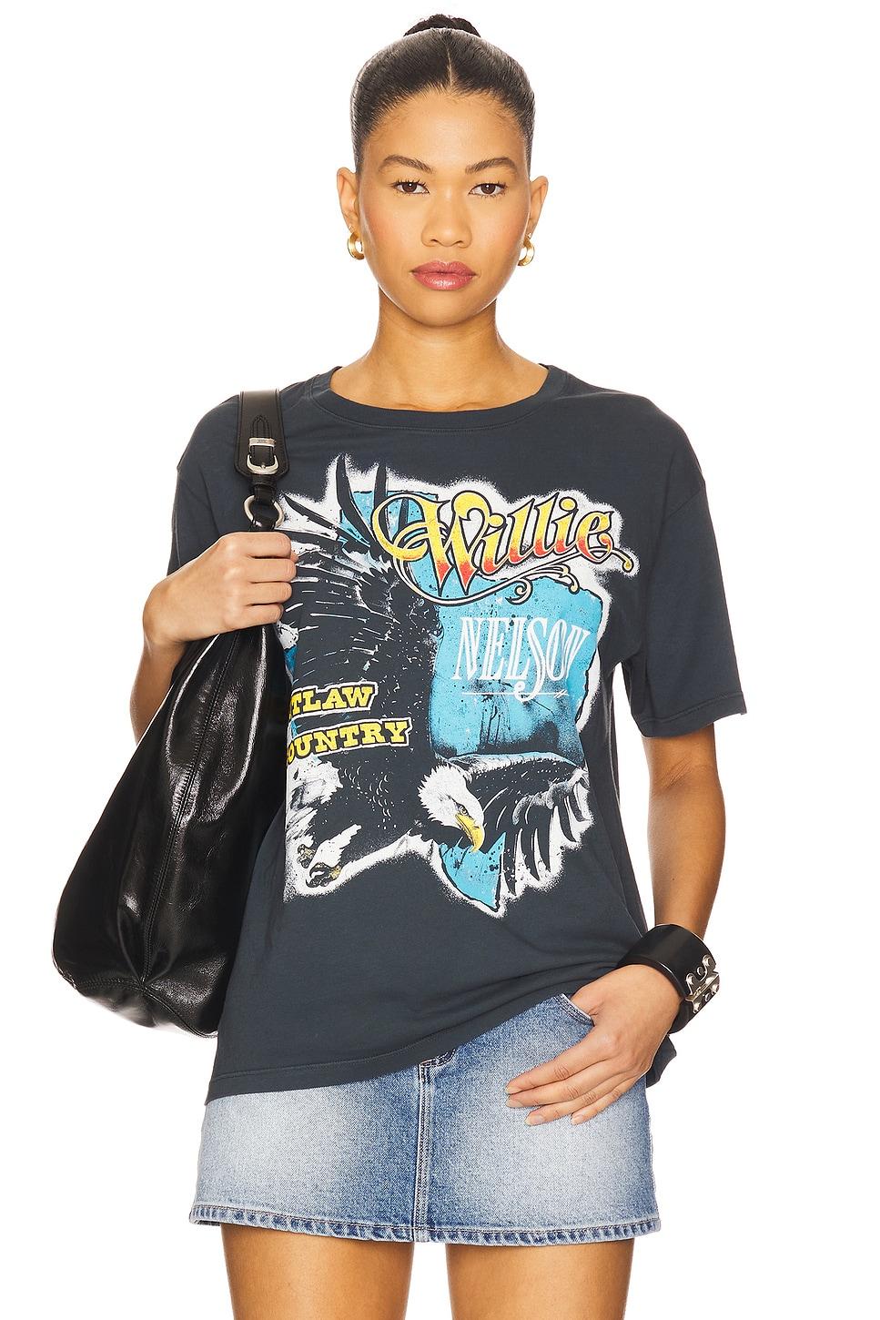 willie nelson outlaw country boyfriend tee