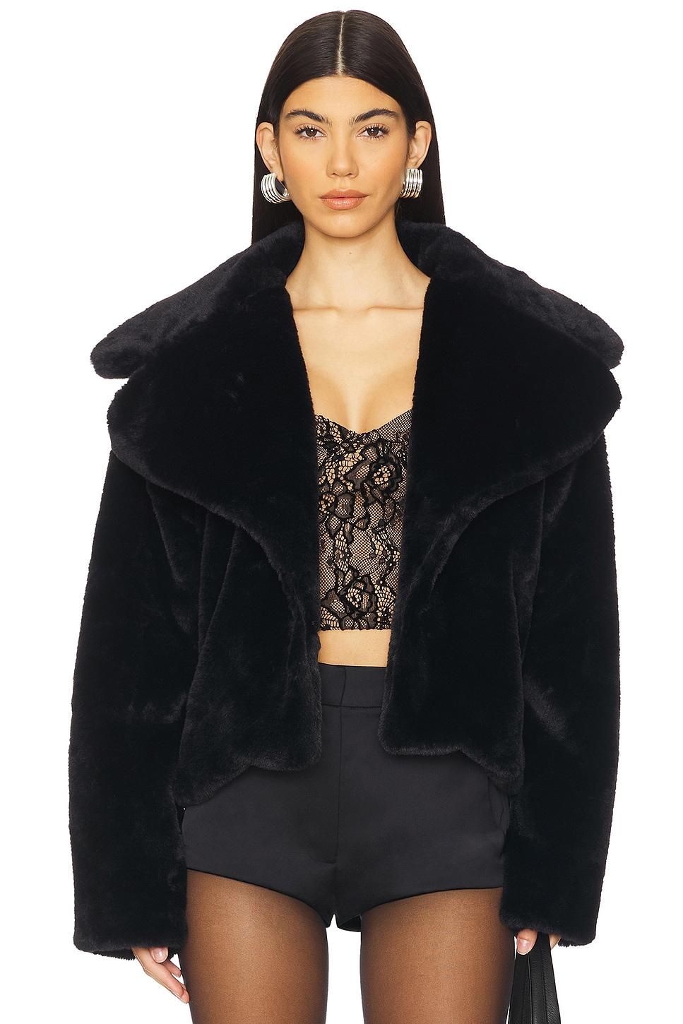 willow faux fur coat