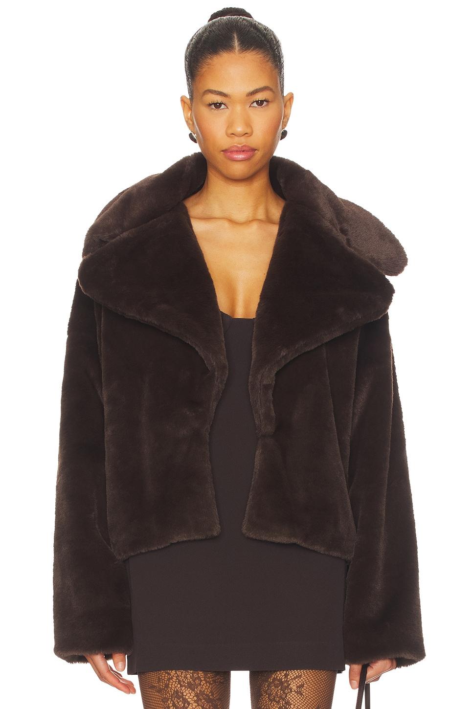 willow faux fur coat