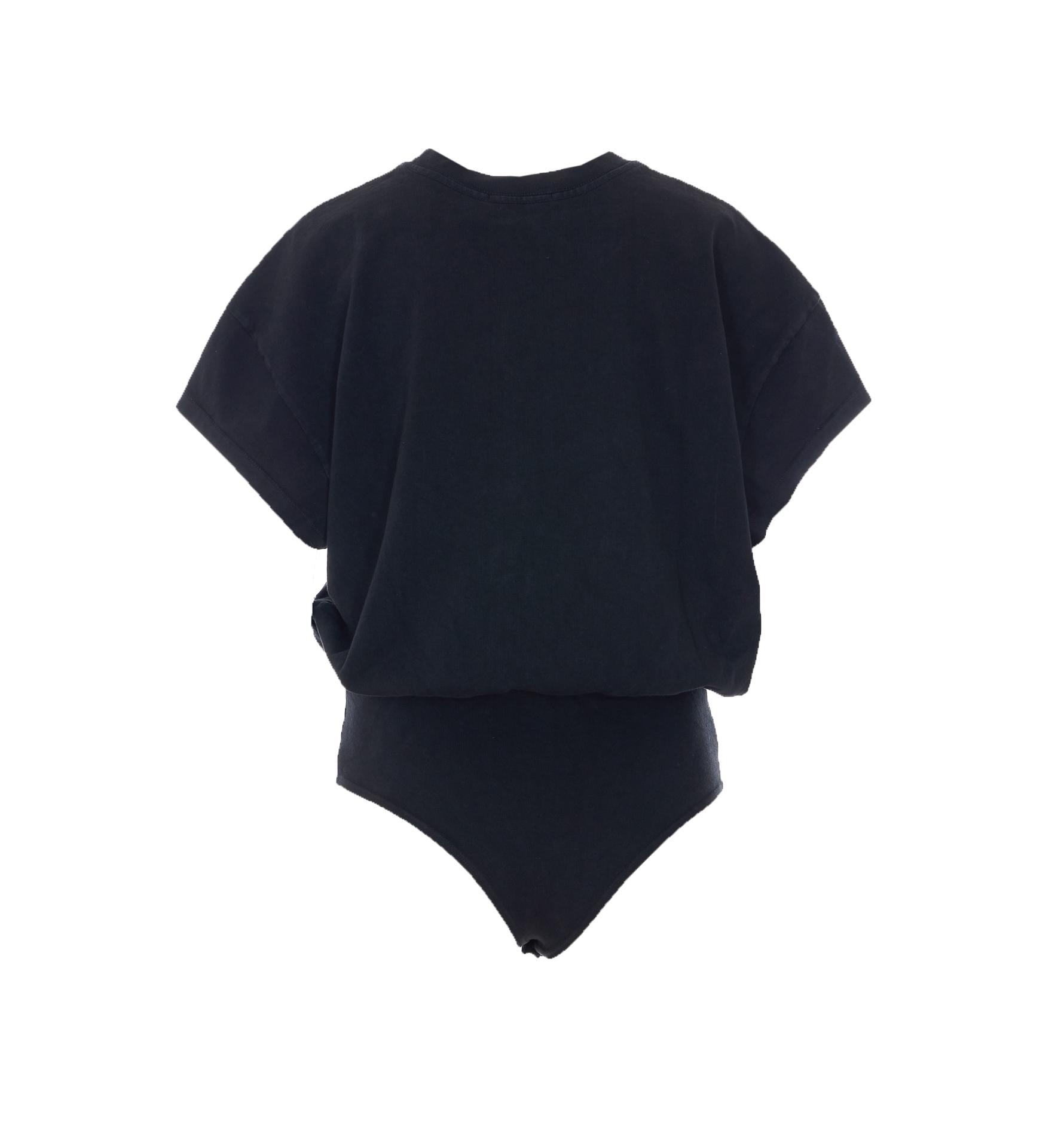willy chavarria top black cotton - women