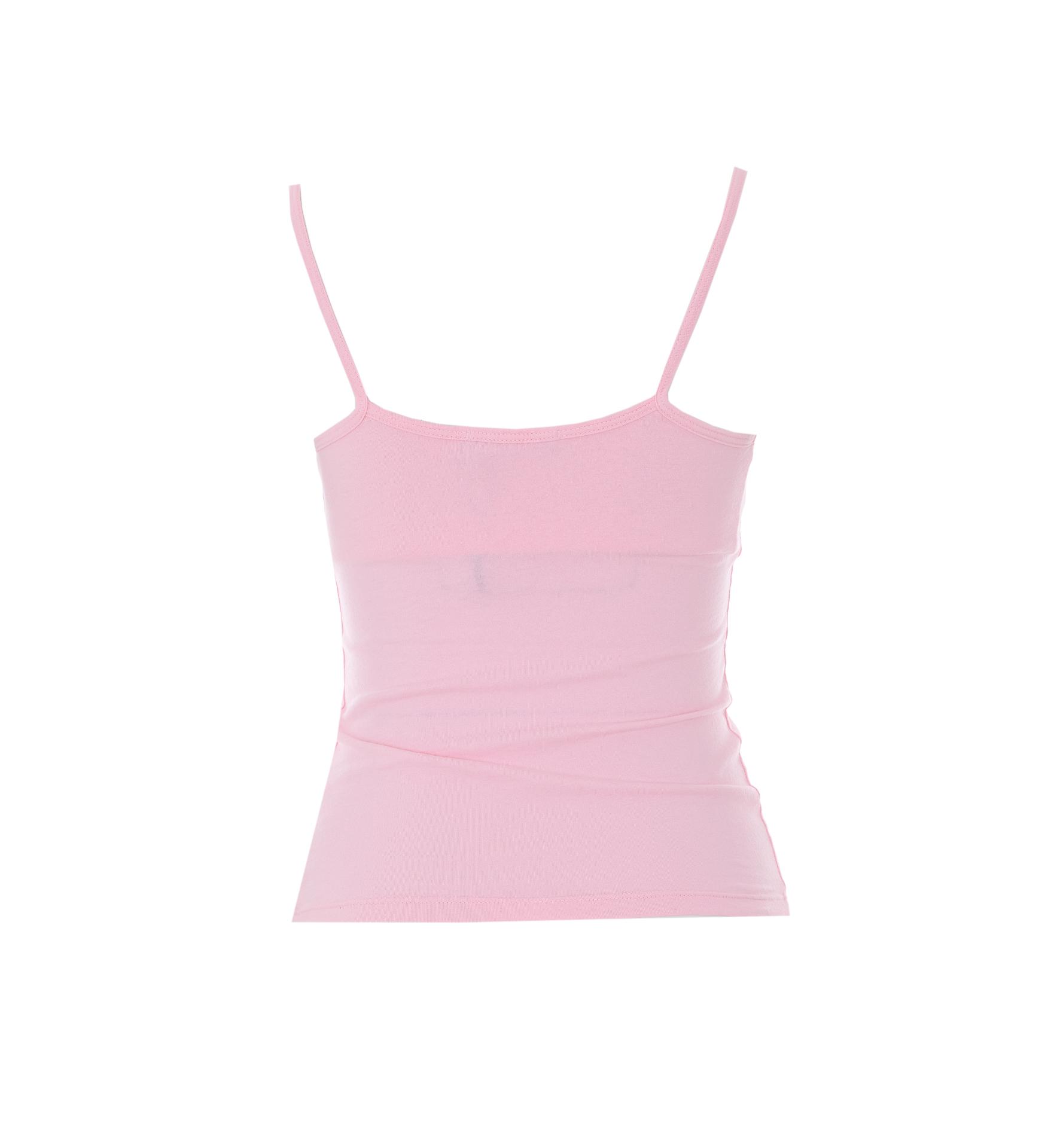 willy chavarria top pink cotton - women