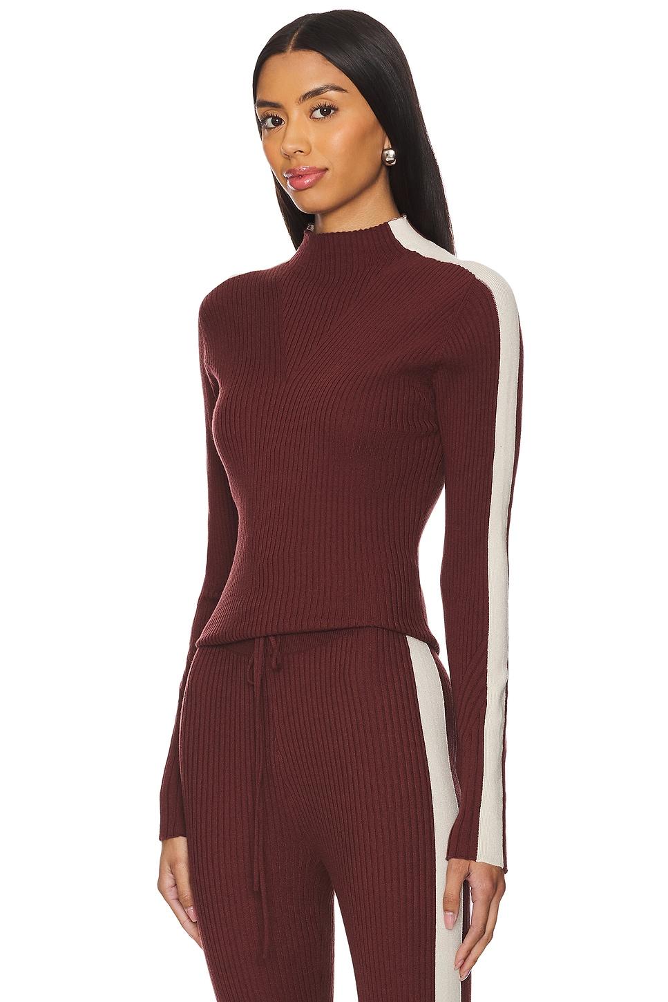 wilshire mock neck knit top