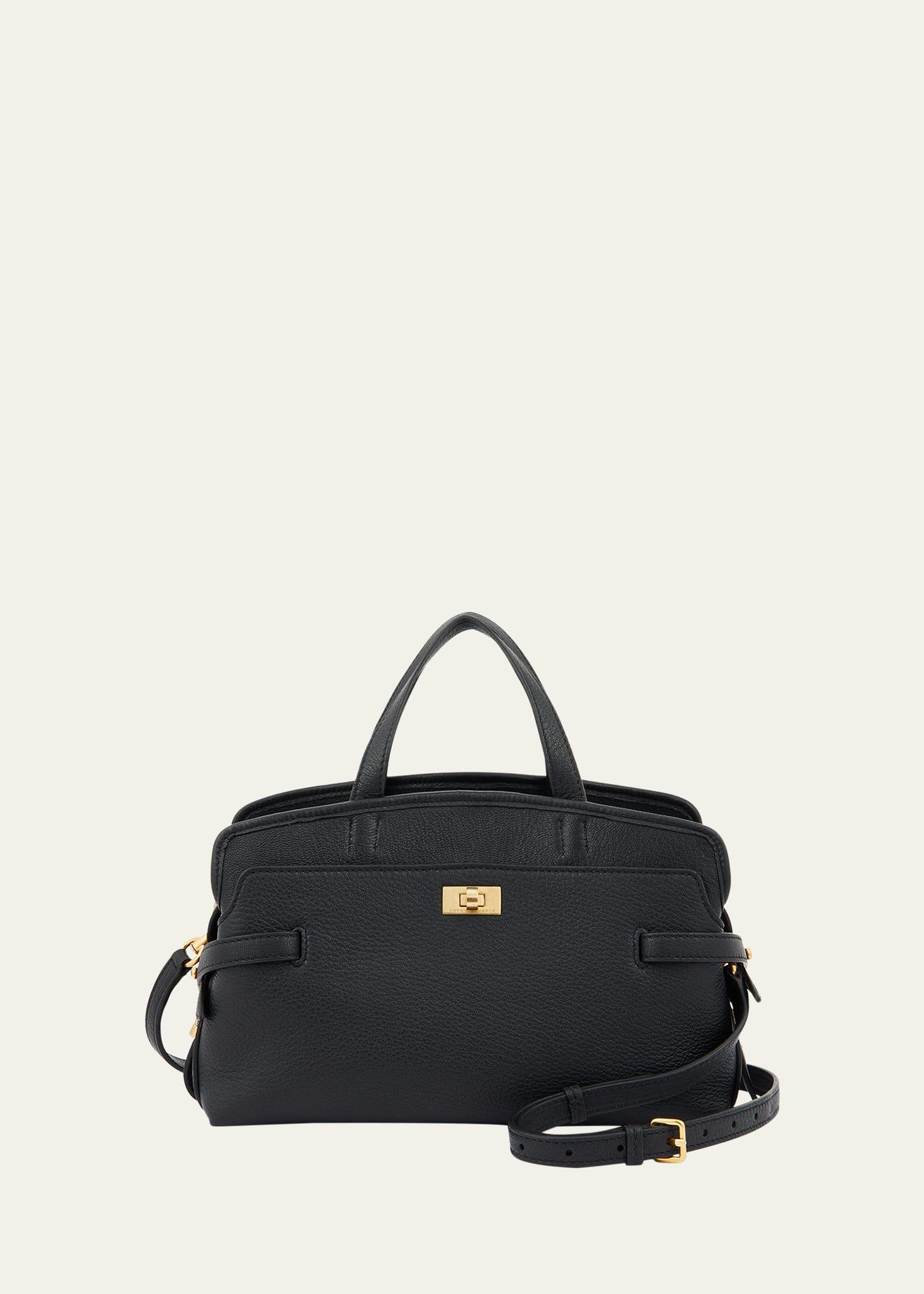 wilson small calf leather top-handle bag
