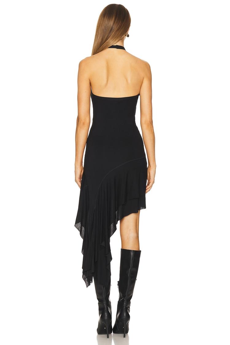 wind halter dress