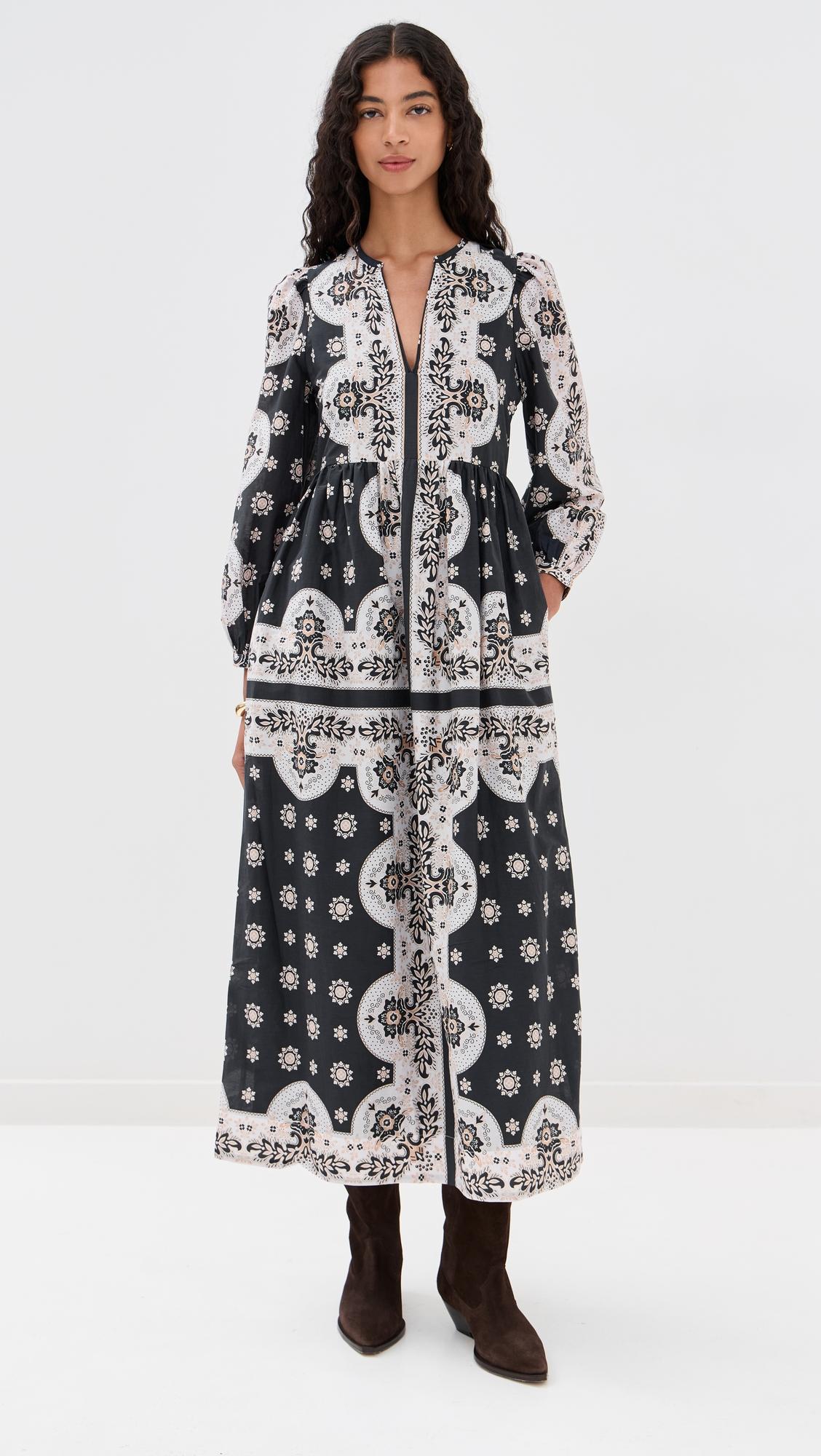 winifred bronco bandana dress