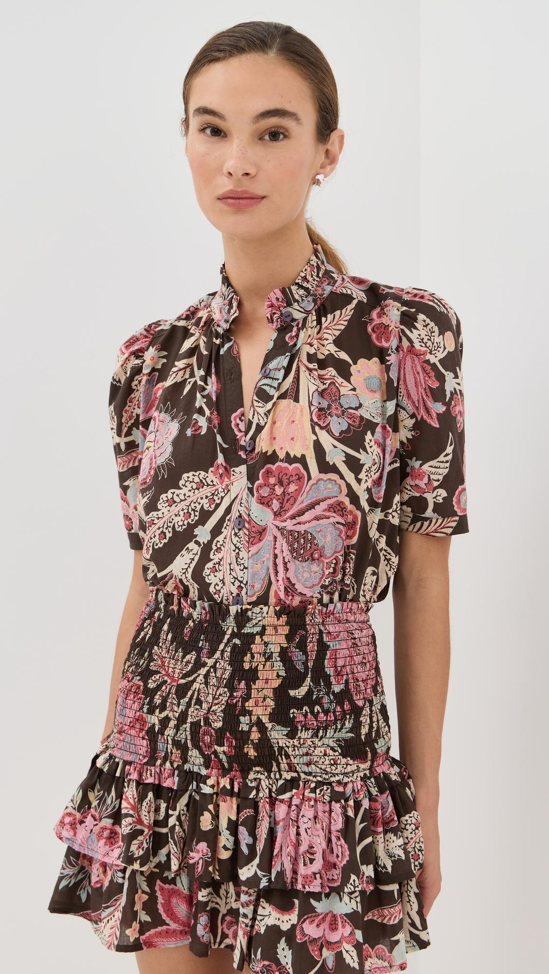 winn terra floral shirt