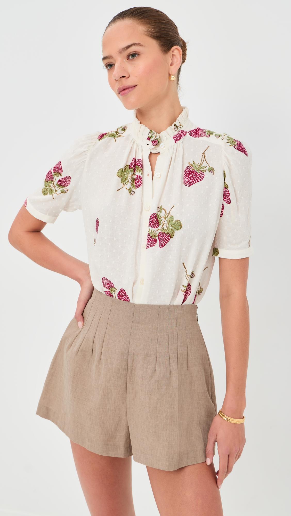 winnie strawberry dot shirt